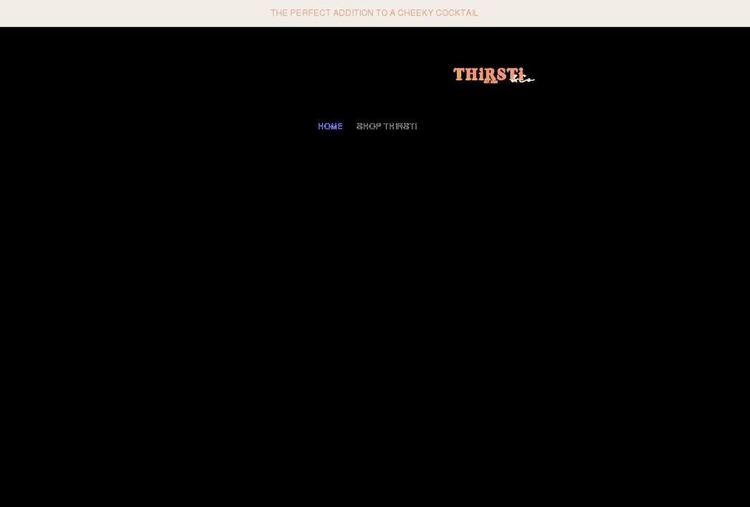 thirstiandco.com shopify website screenshot