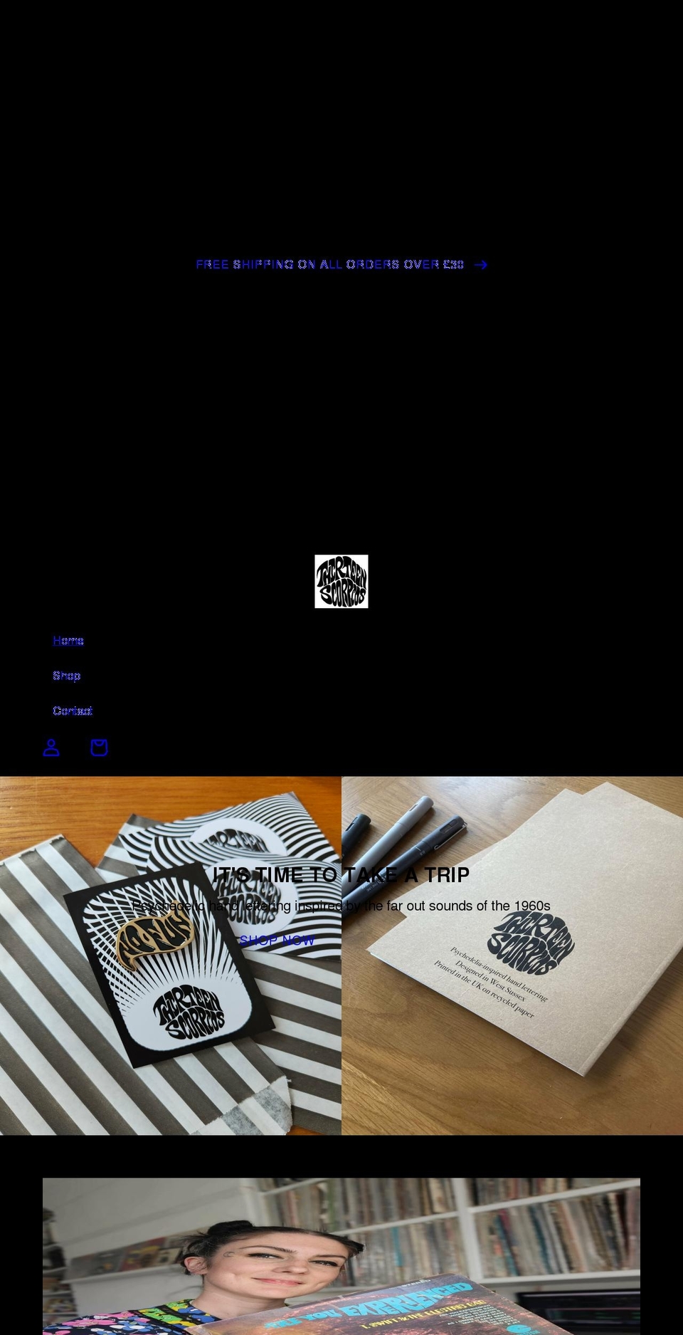 thirteenscorpios.com shopify website screenshot