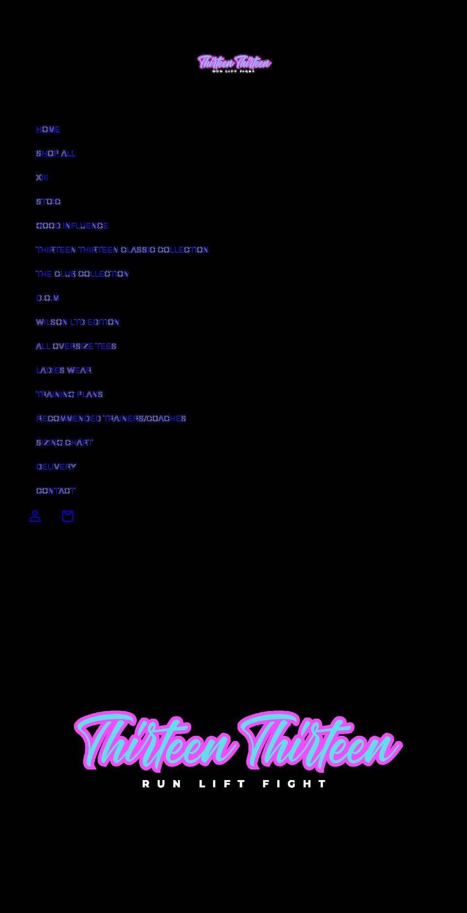 thirteenthirteen.co.uk shopify website screenshot