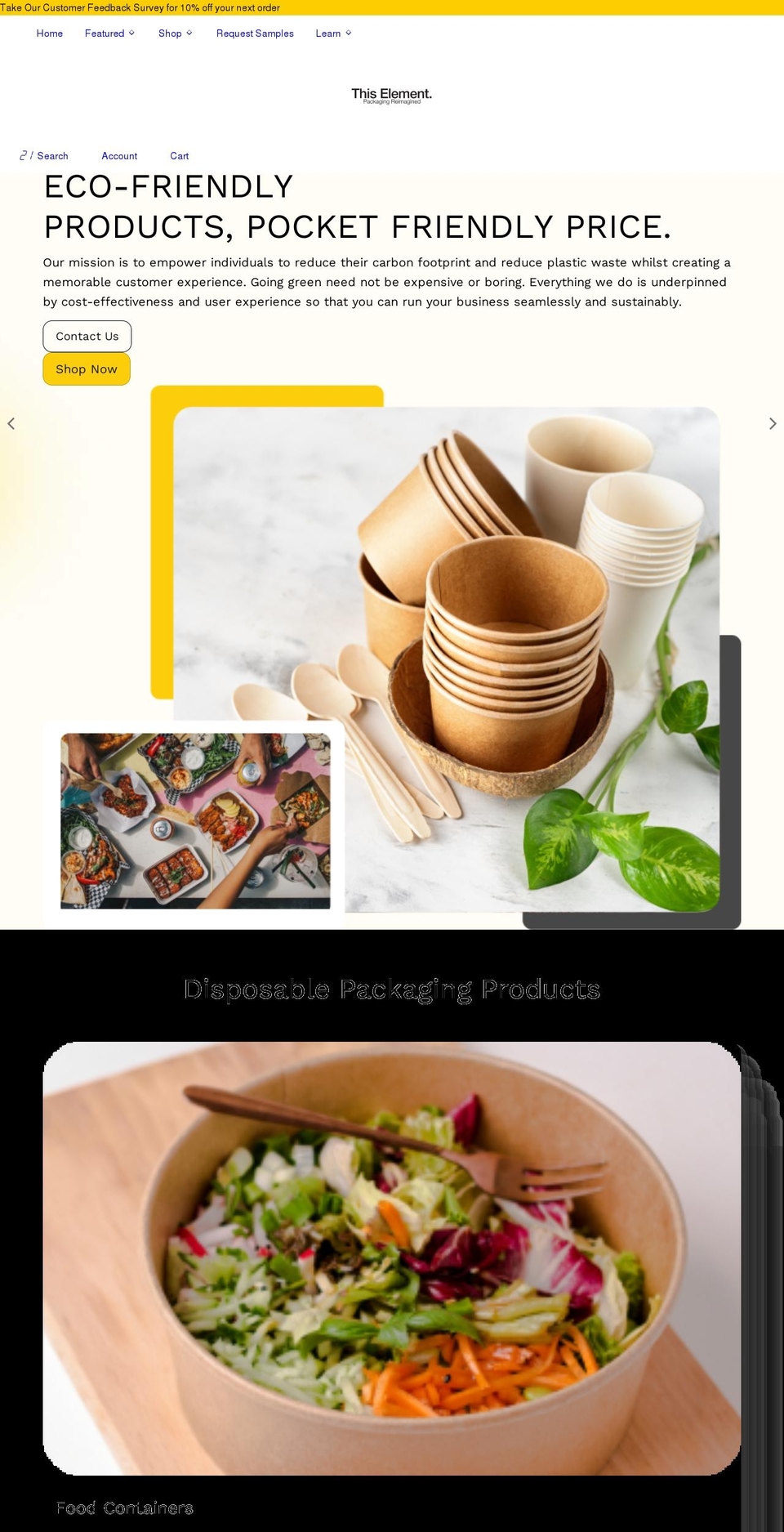 this-element.com shopify website screenshot