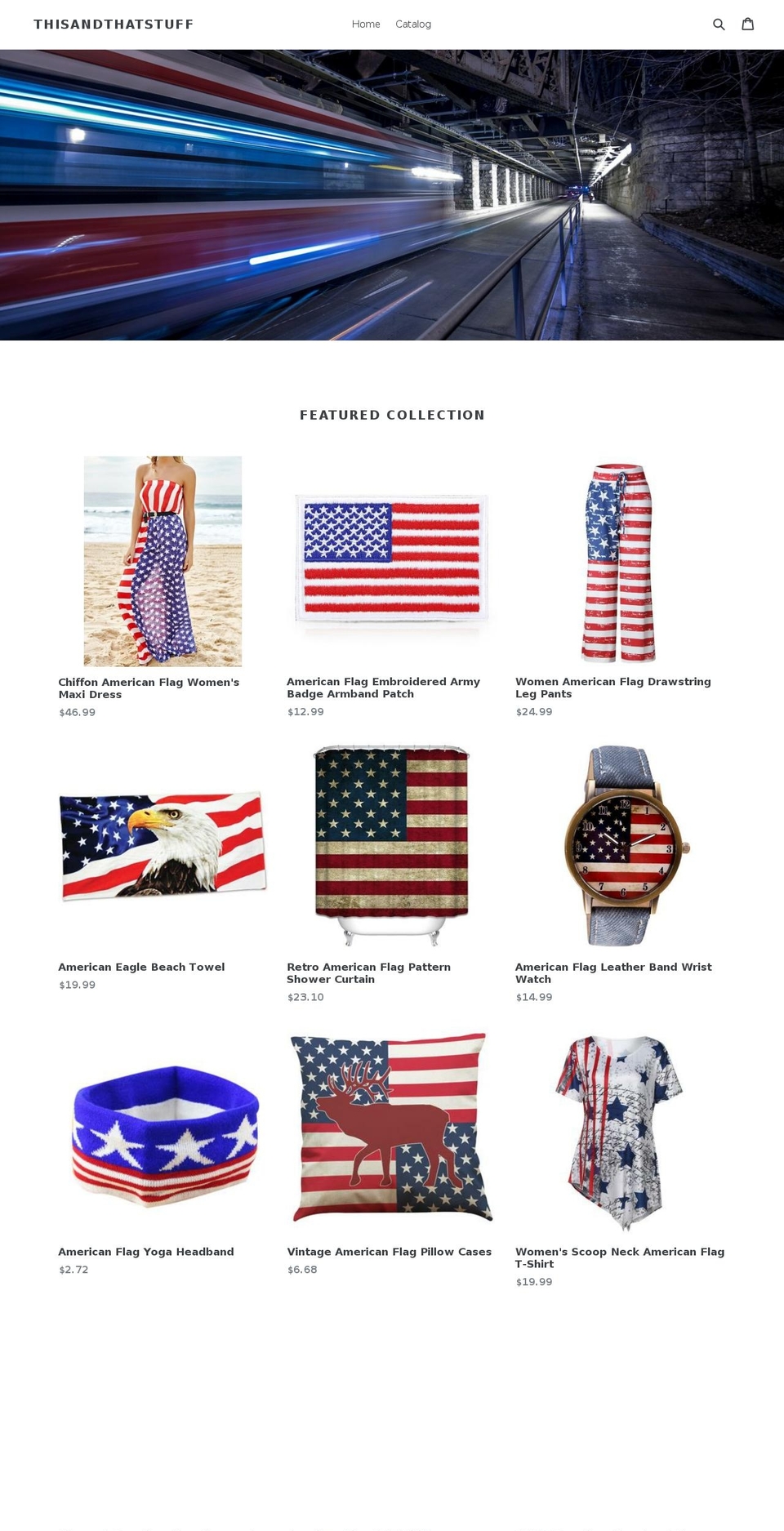 thisandthatstuff.com — Shopify storefront screenshot