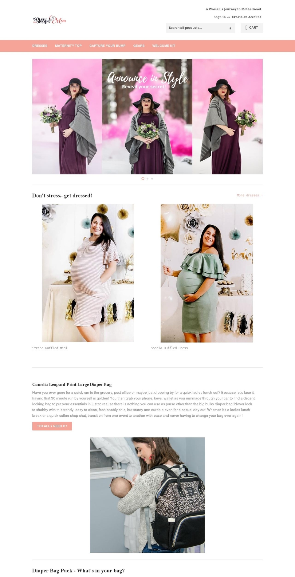 thisblissfulmom.com shopify website screenshot
