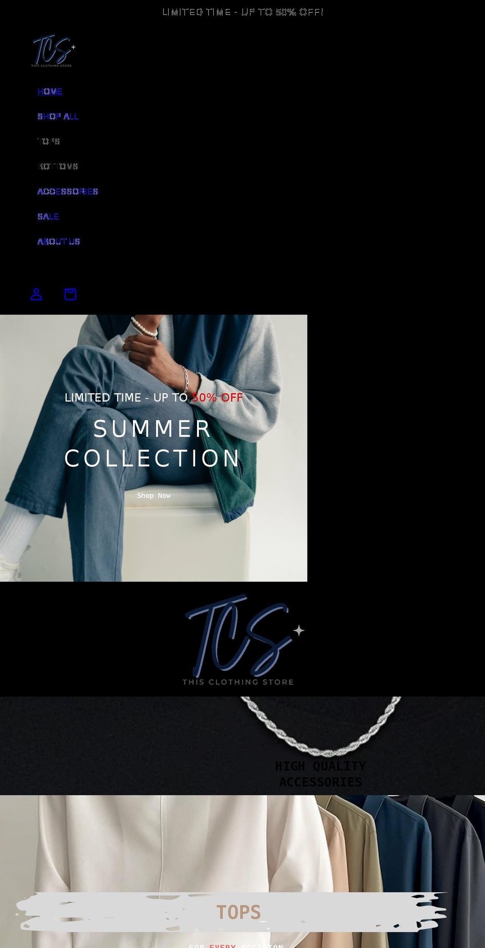 thisclothingstore.com shopify website screenshot