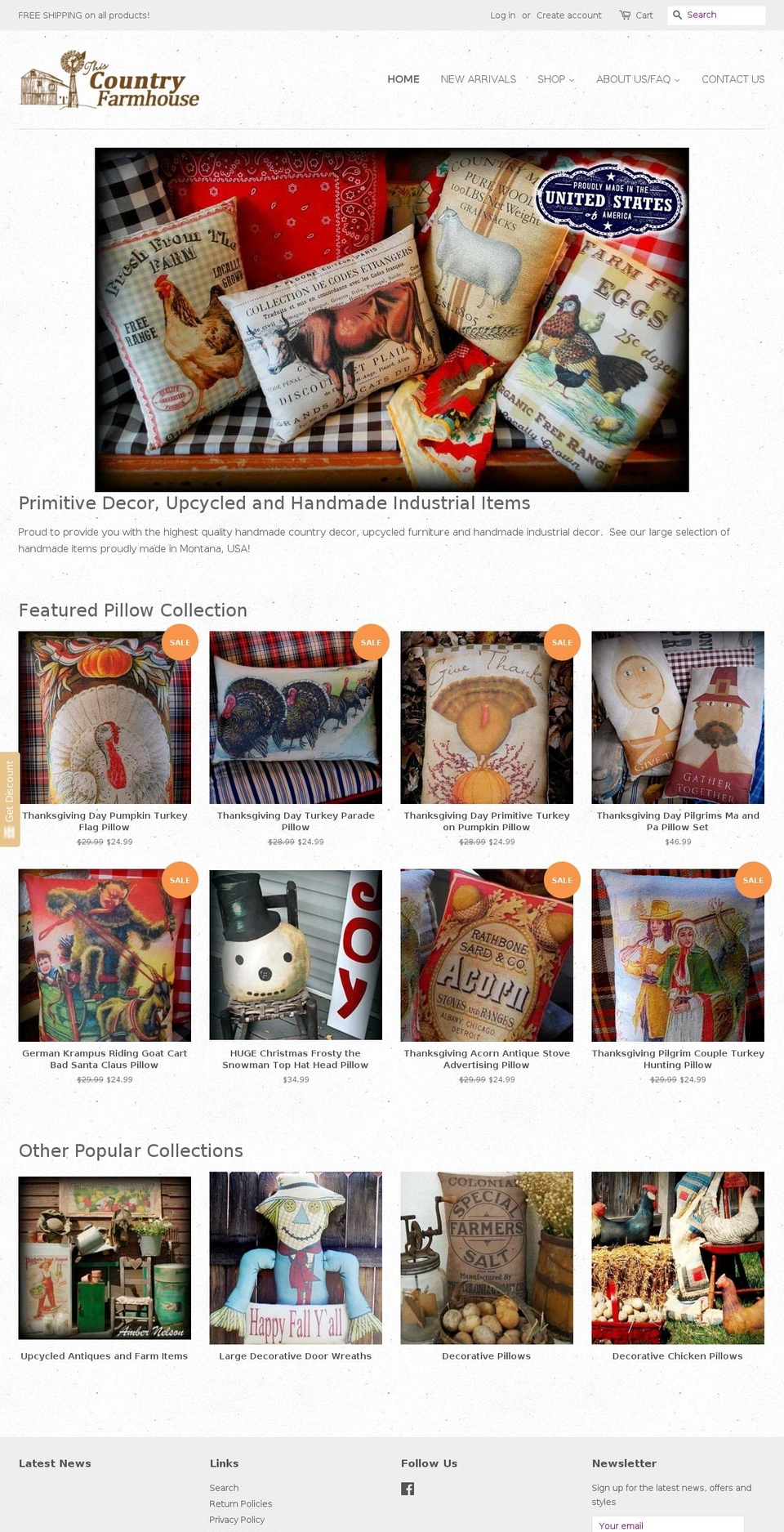 thiscountryfarmhouse.com — Shopify storefront screenshot