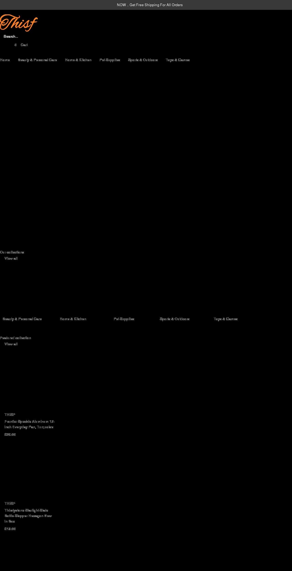 thisf.com shopify website screenshot