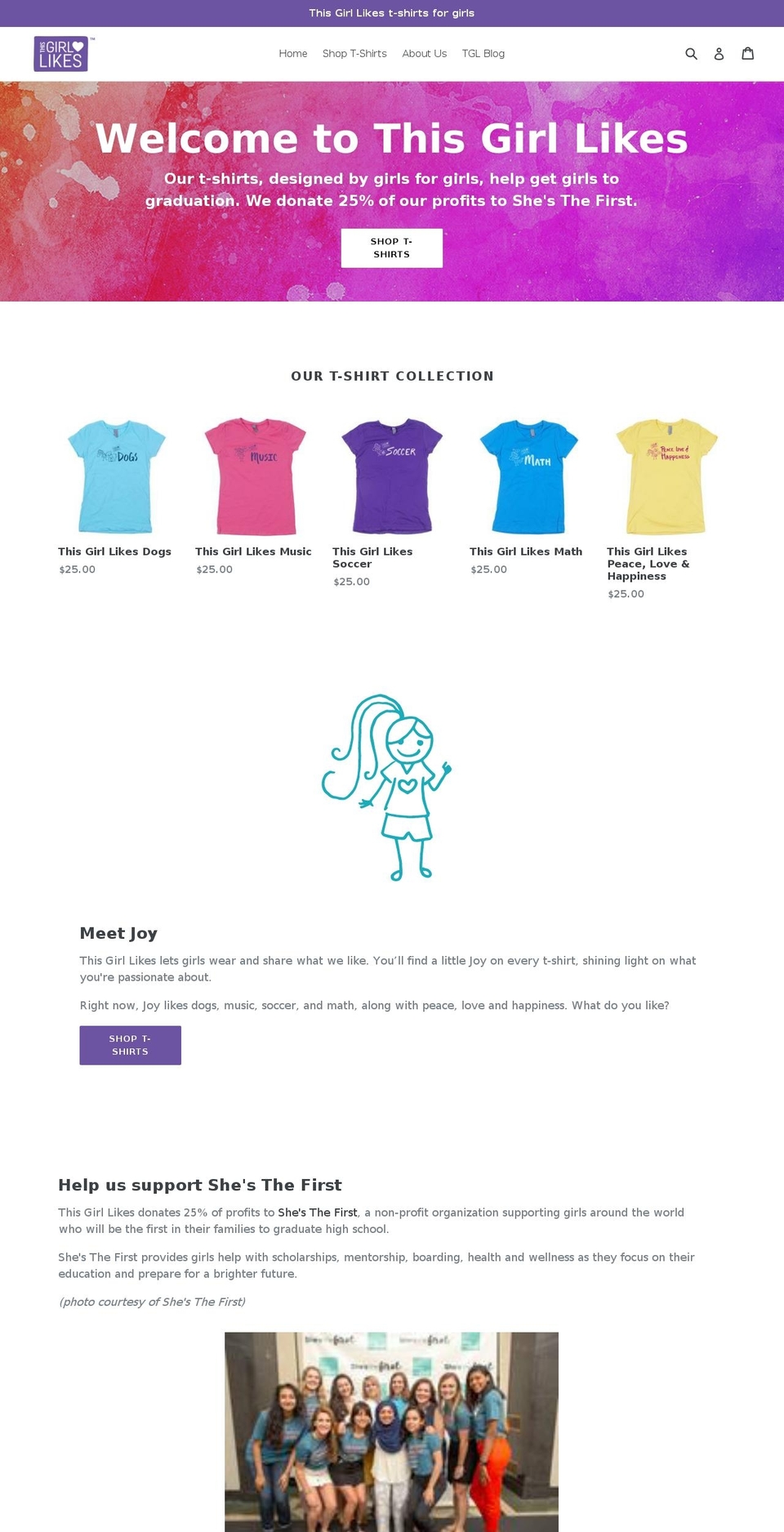thisgirllikes.com — Shopify storefront screenshot
