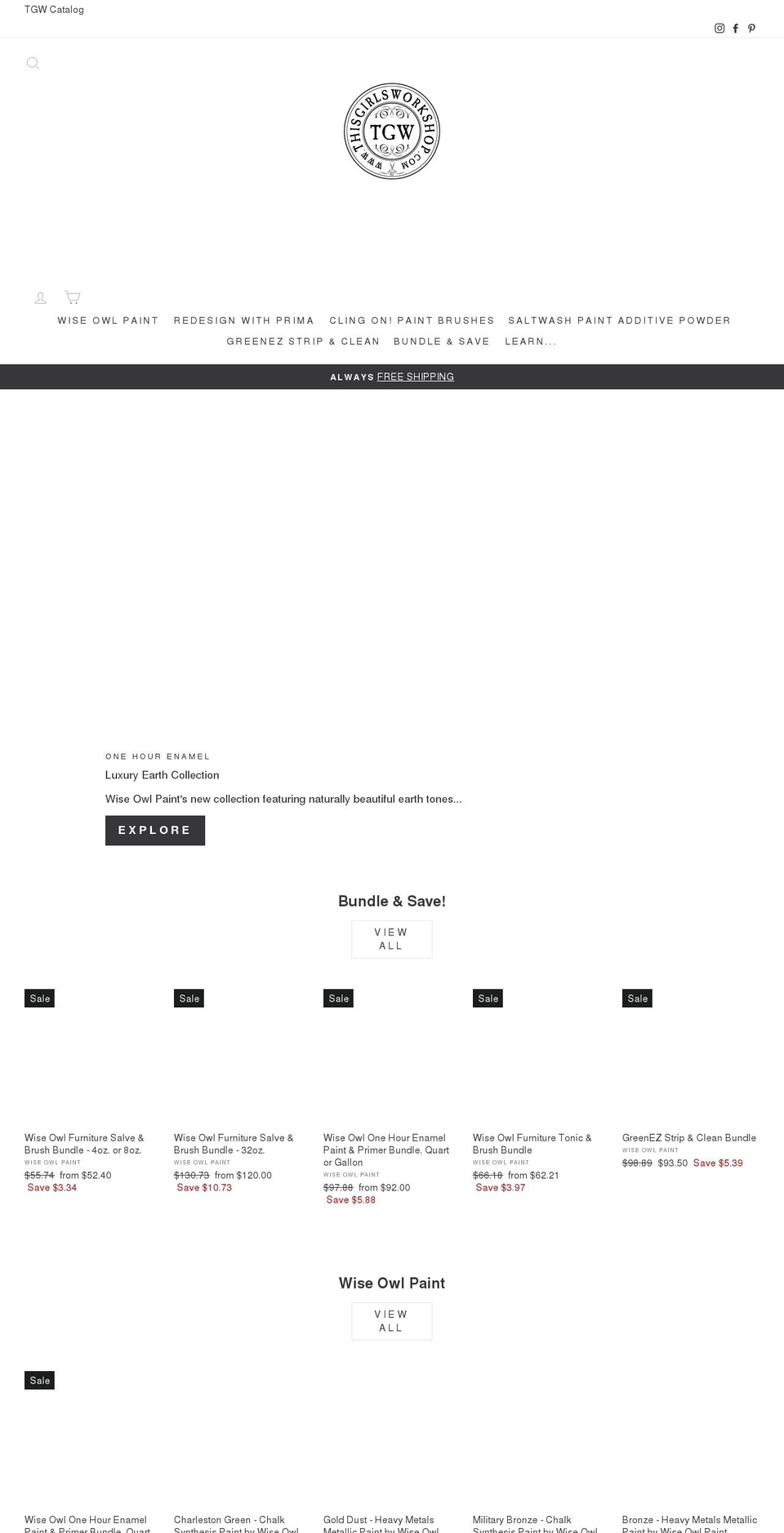 thisgirlsworkshop.com shopify website screenshot