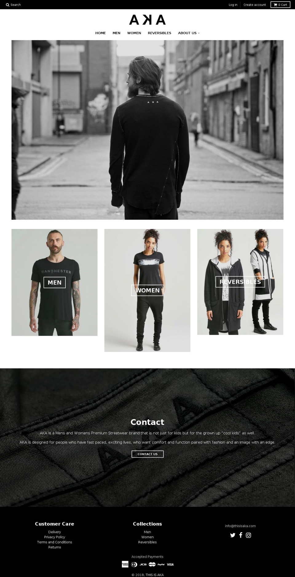 thisisaka.co.uk shopify website screenshot