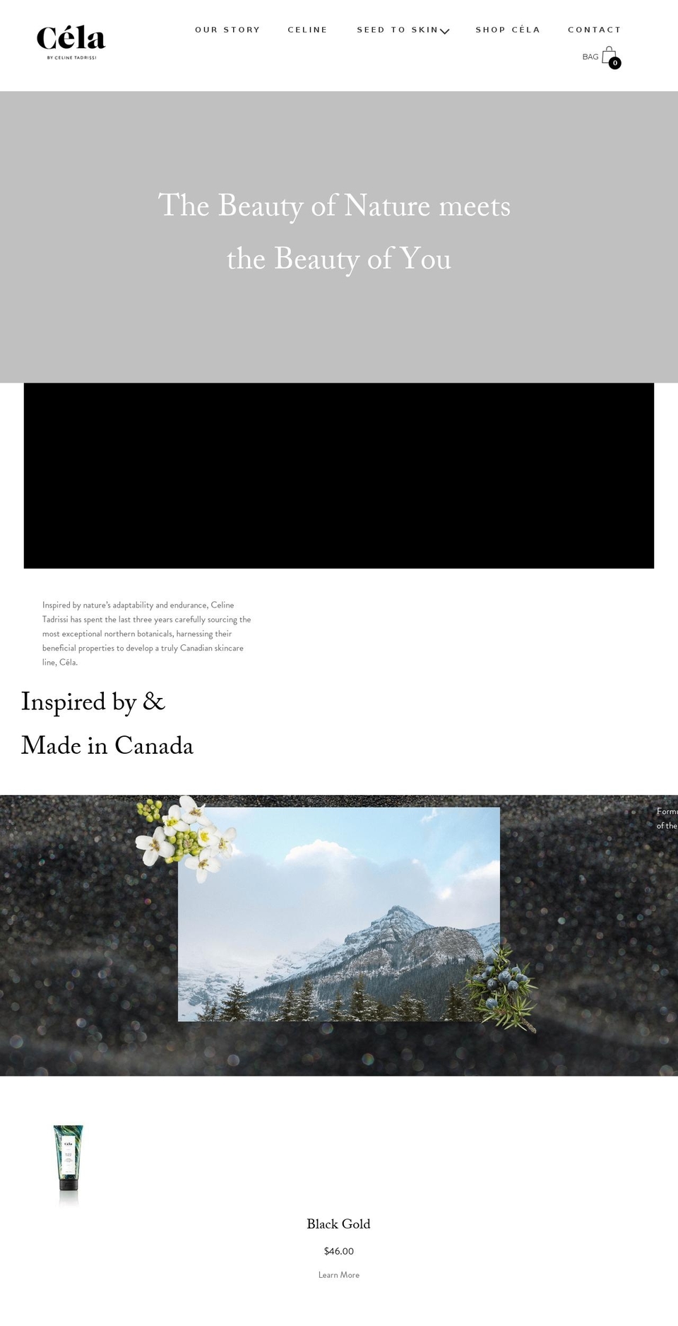 thisiscela.com — Shopify storefront screenshot