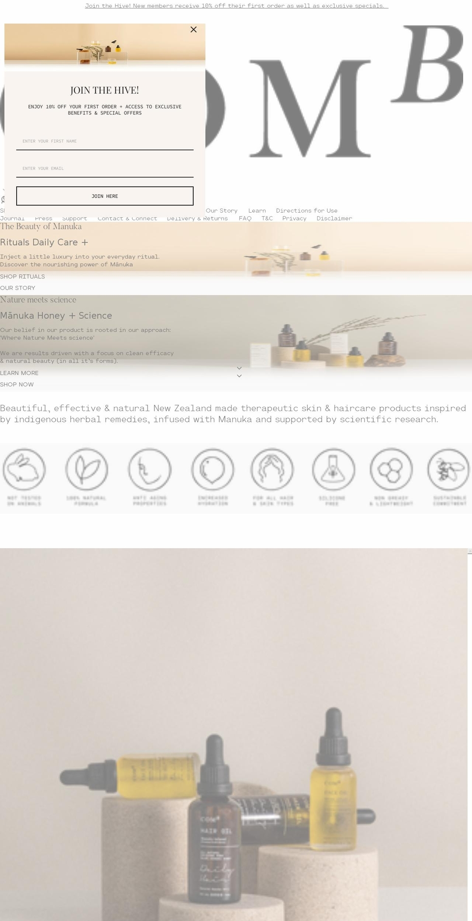 thisiscomb.com shopify website screenshot