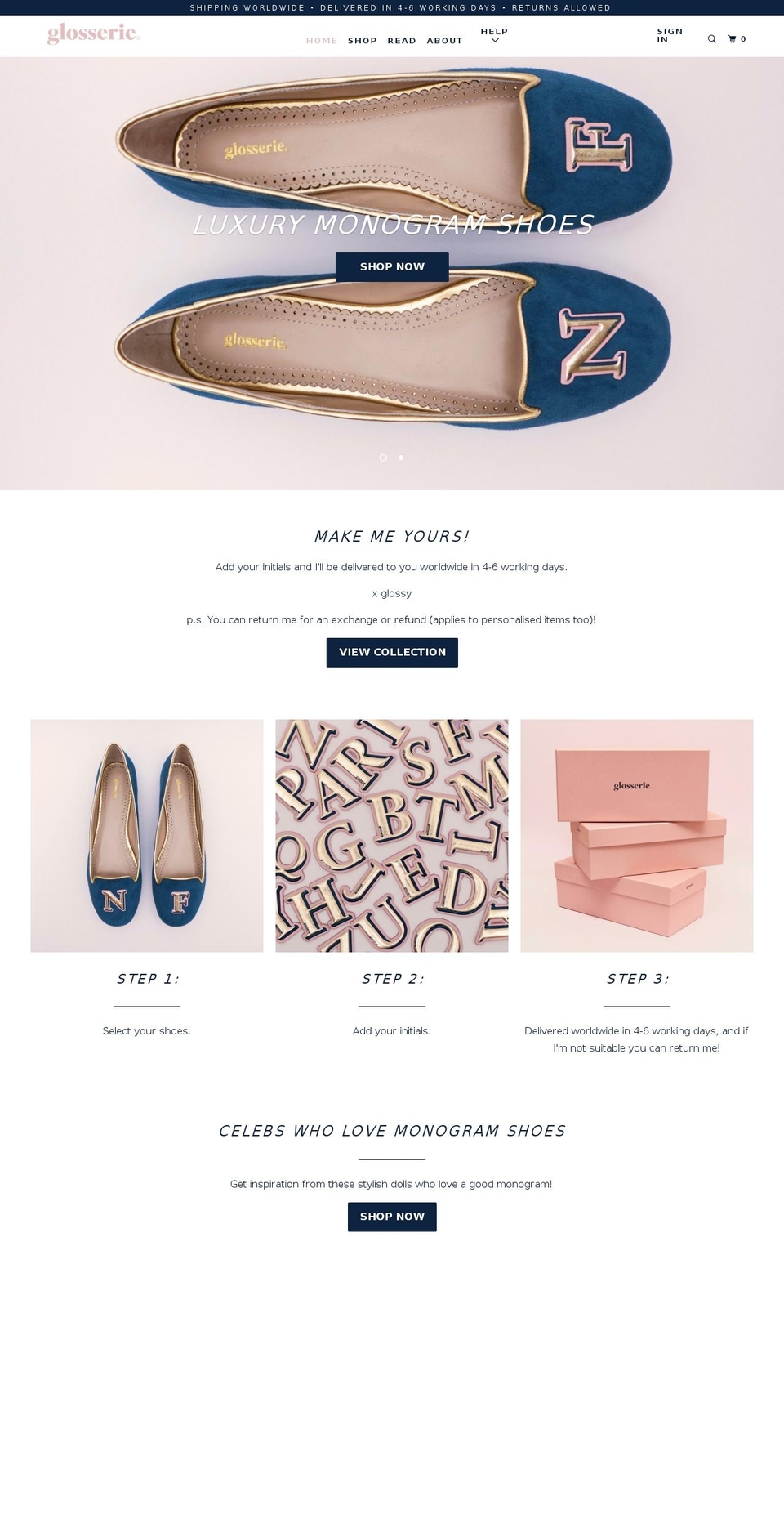thisisglosserie.com — Shopify storefront screenshot