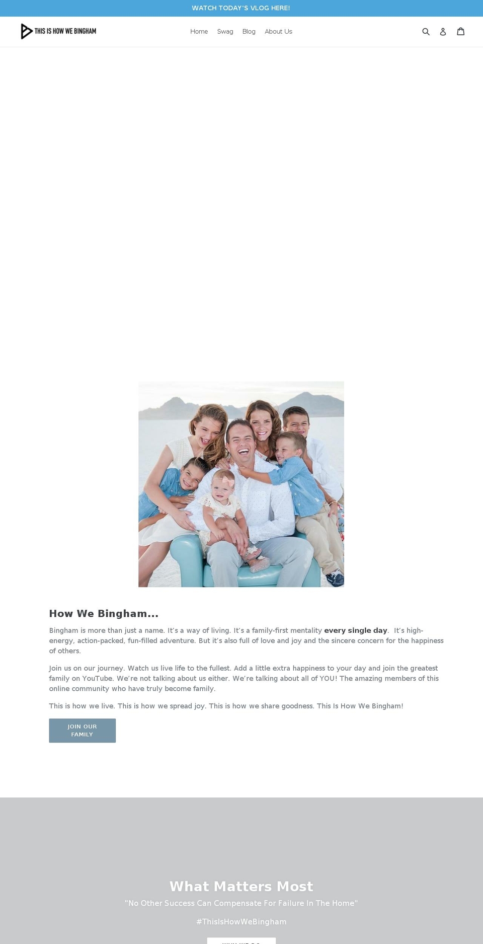thisishowwebingham.com shopify website screenshot