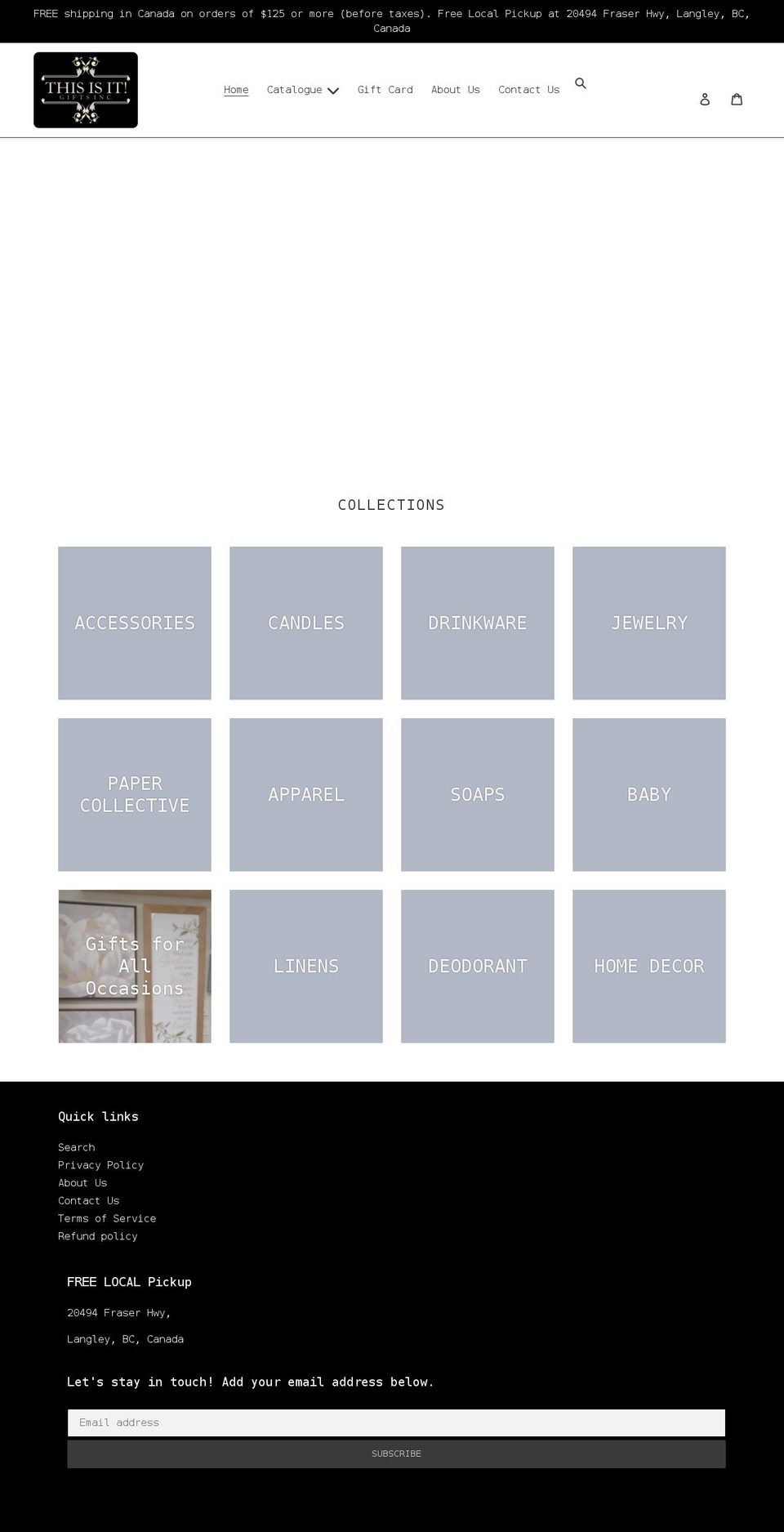 thisisitgifts.com shopify website screenshot