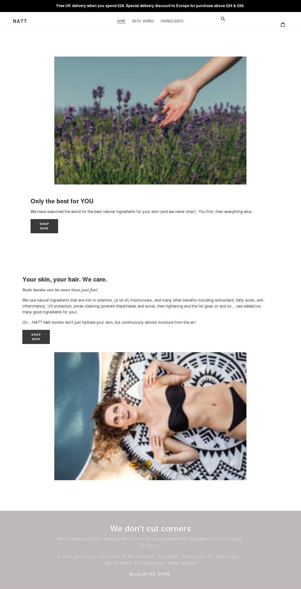 thisisnatt.com shopify website screenshot