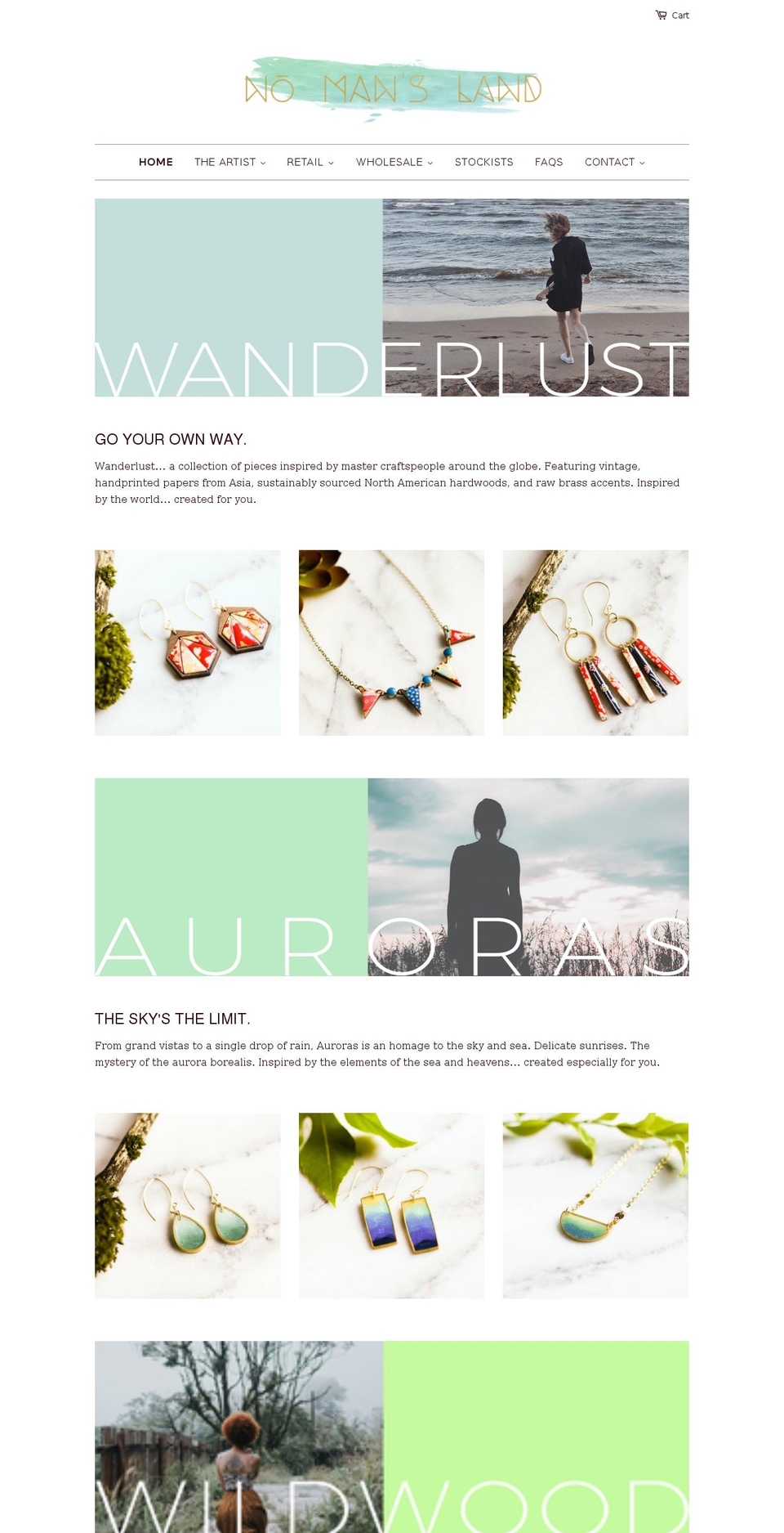 thisisnomansland.com shopify website screenshot