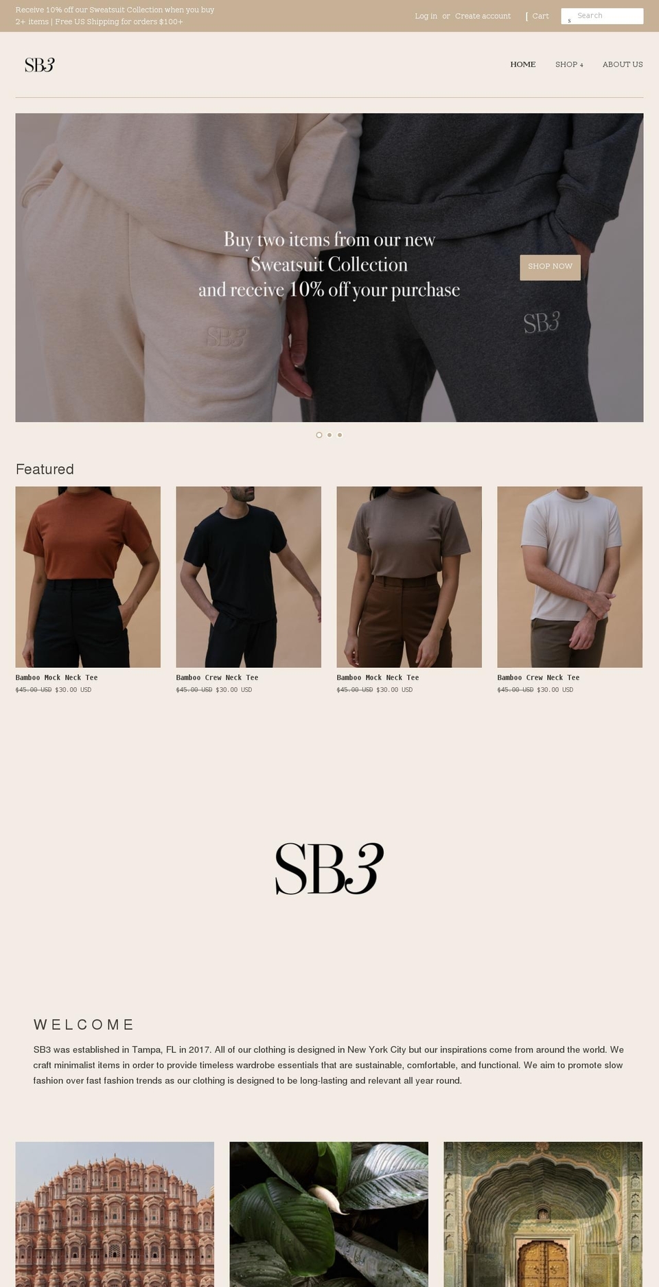 thisissb3.com shopify website screenshot