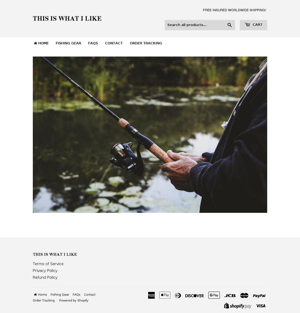 thisiswhatilikeshop.com — Shopify storefront screenshot