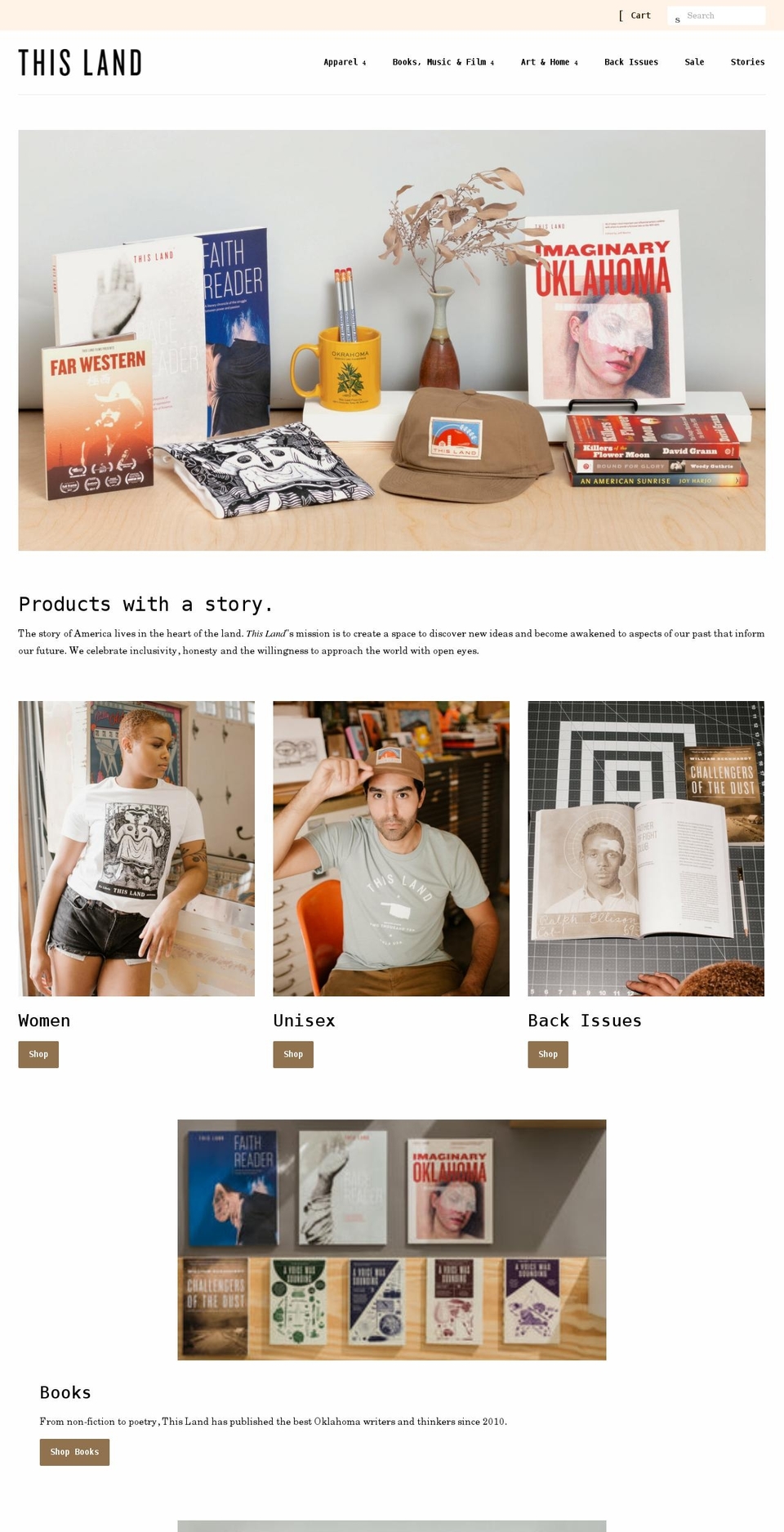 thislandpress.myshopify.com shopify website screenshot