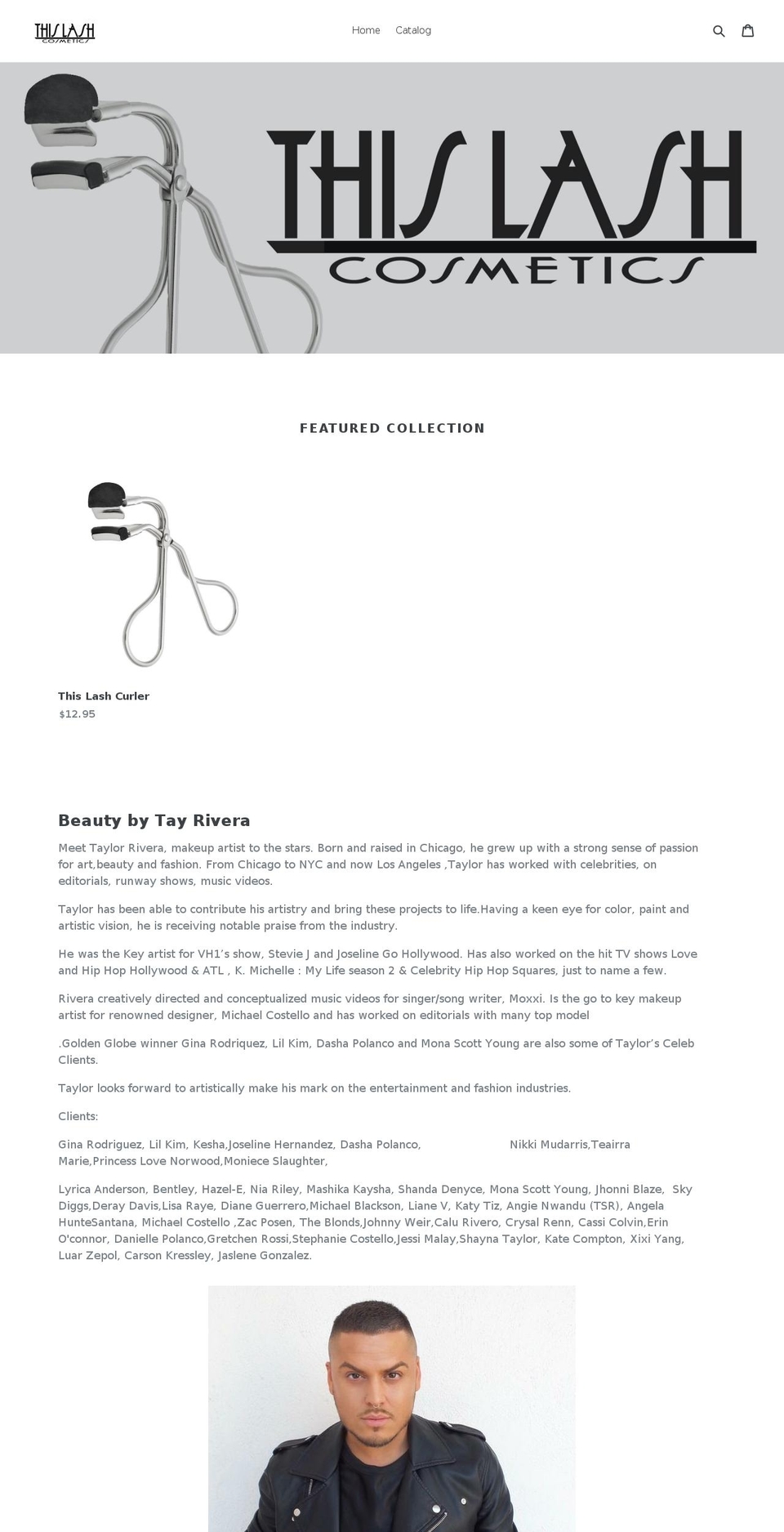 thislashcosmetics.com shopify website screenshot