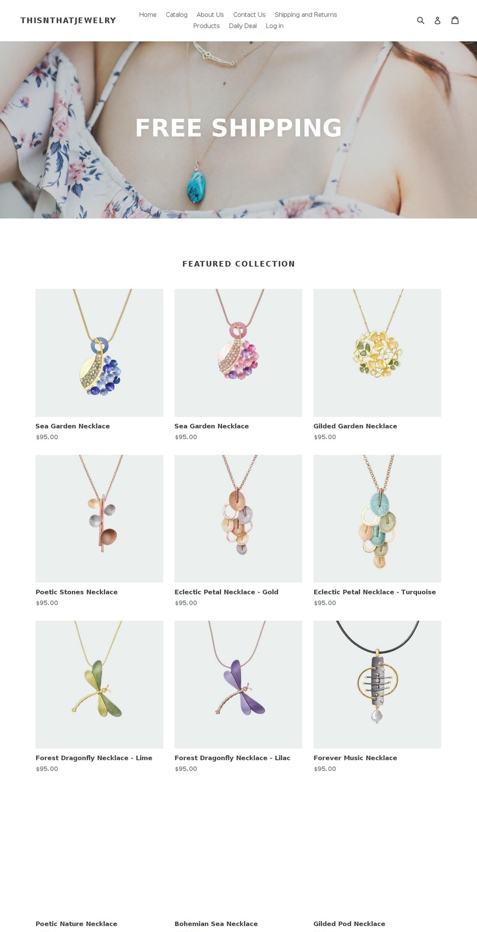 thisnthatjewelry.com — Shopify storefront screenshot