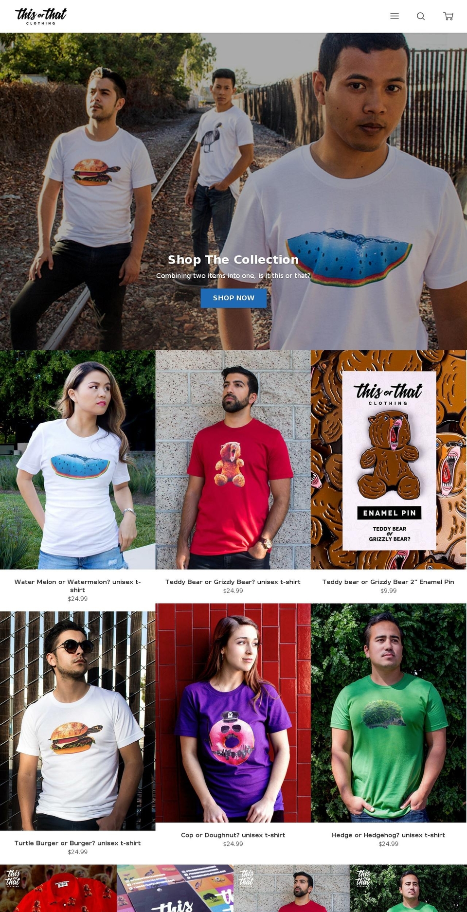 thisorthatclothing.com shopify website screenshot