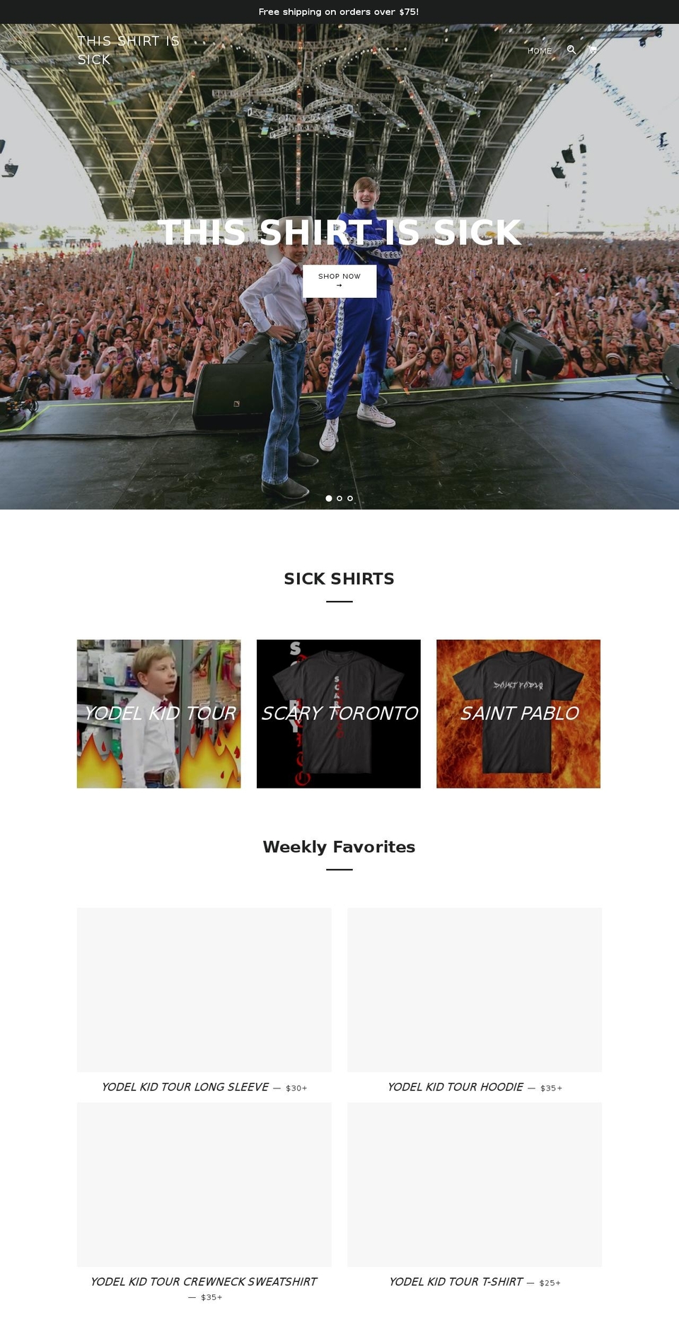 thisshirtissick.com shopify website screenshot