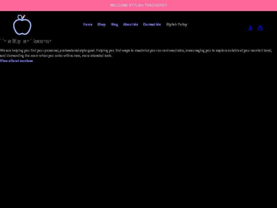 thisstylishteacher.com shopify website screenshot