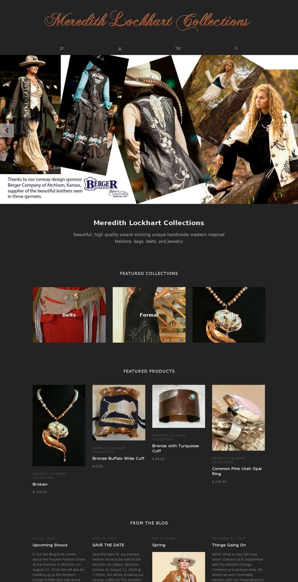 thistleswest.com — Shopify storefront screenshot