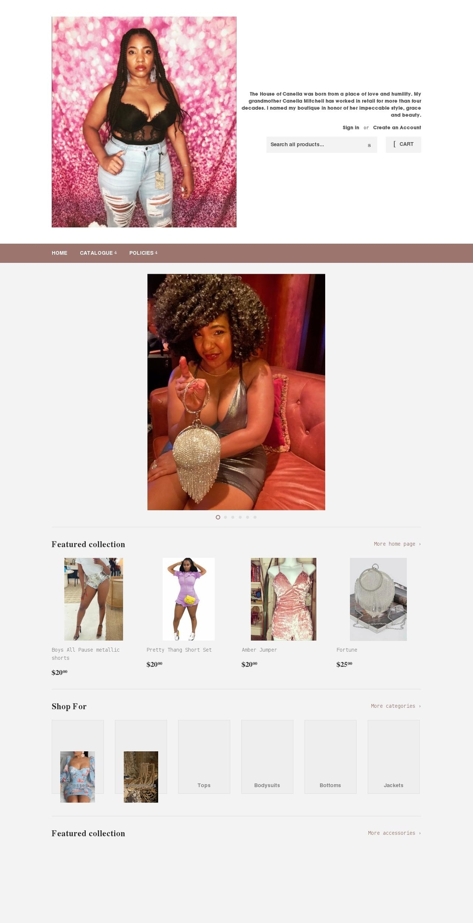 thnella.com shopify website screenshot