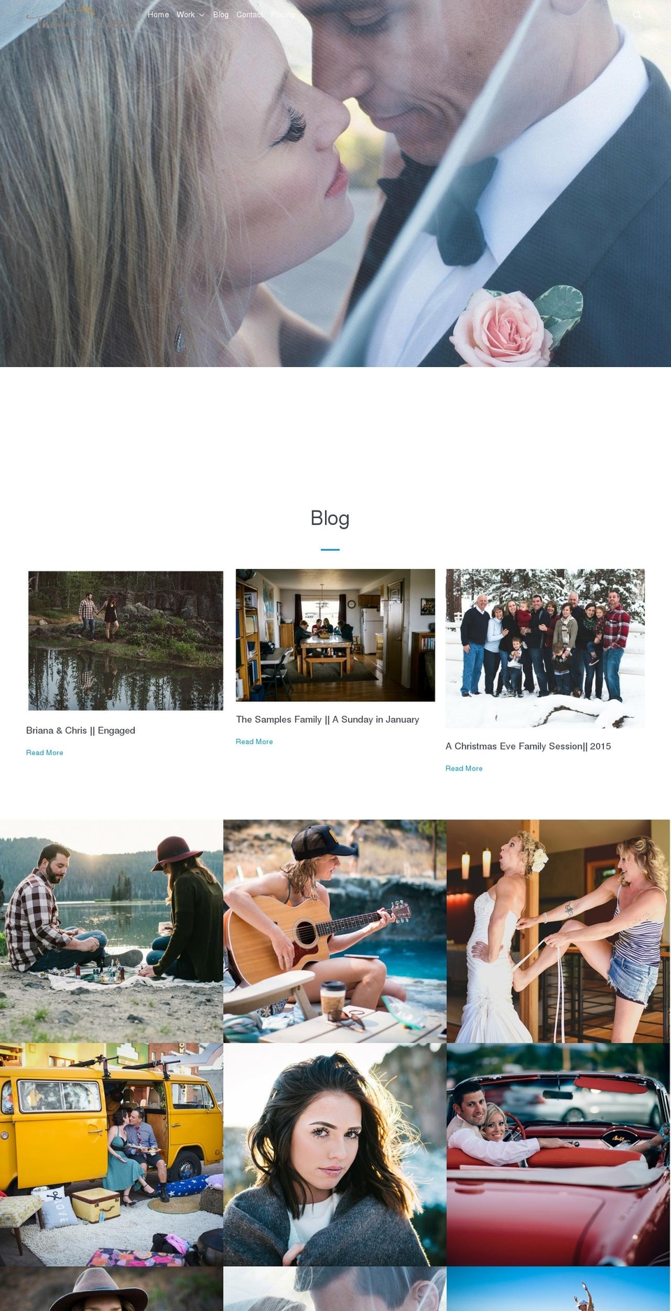 thomasandvelophotography.com shopify website screenshot