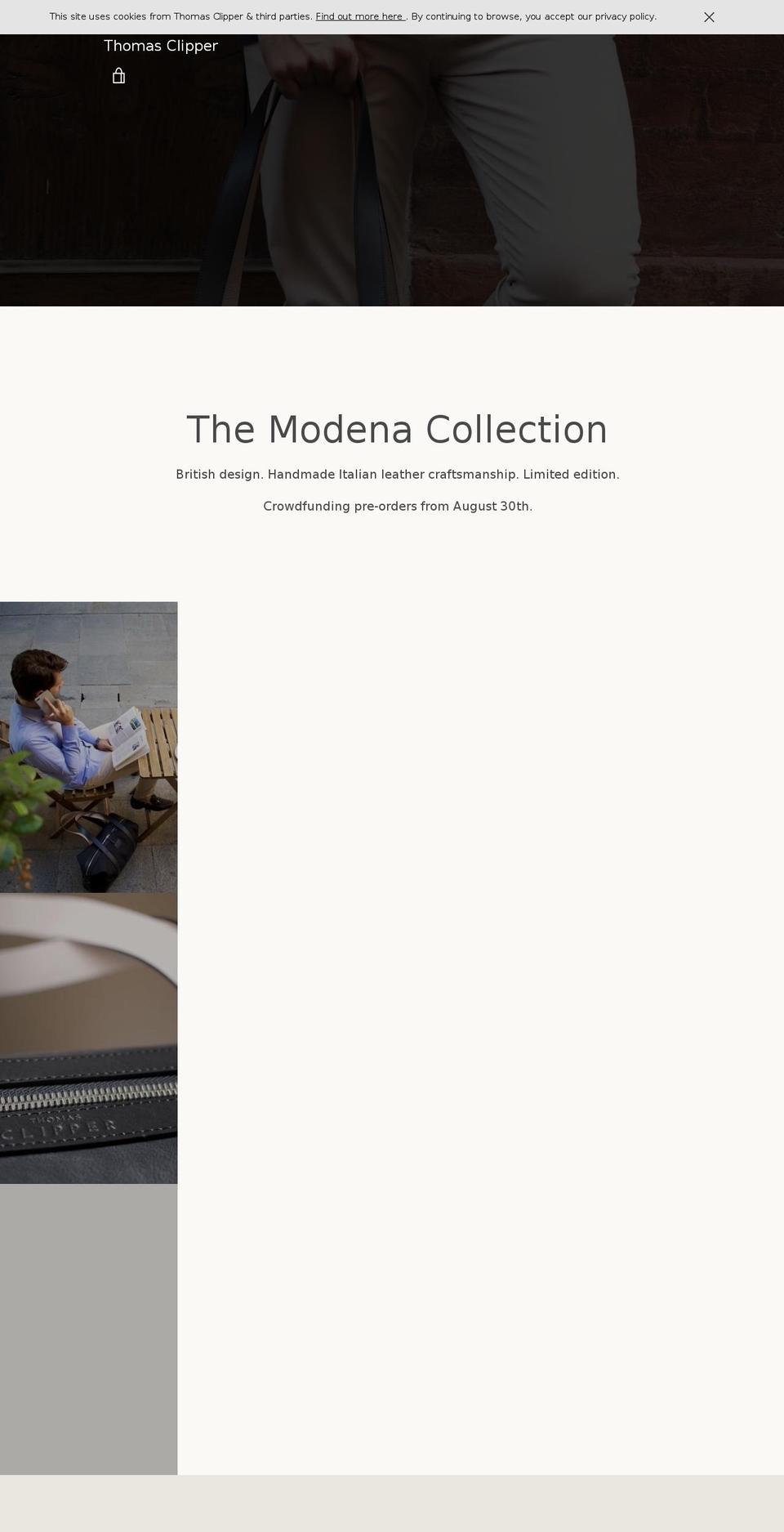 thomasclipper.com — Shopify storefront screenshot