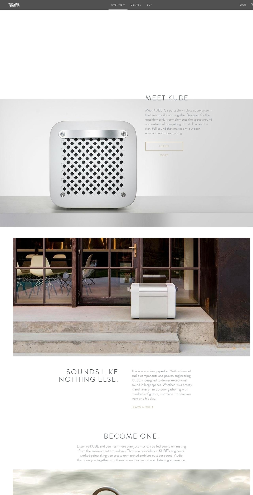 kube2017 Shopify theme site example thomasdarden.com