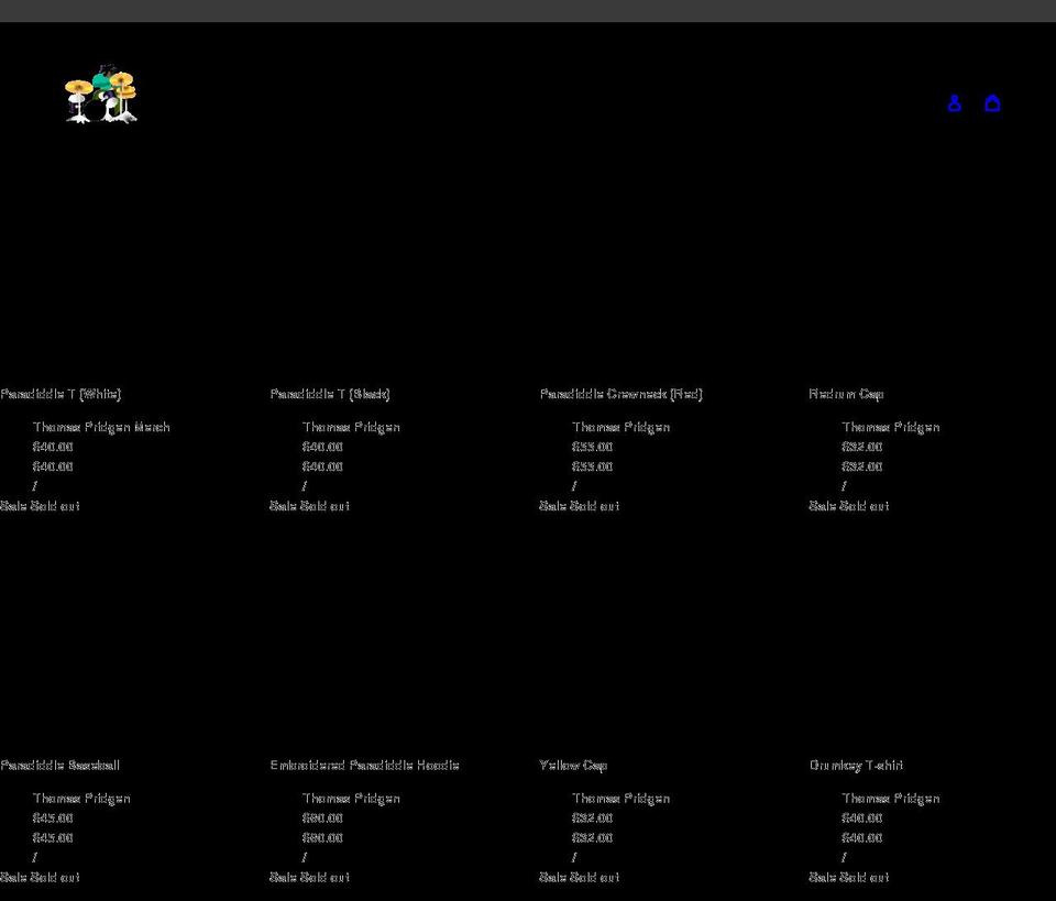 thomaspridgenstore.com shopify website screenshot