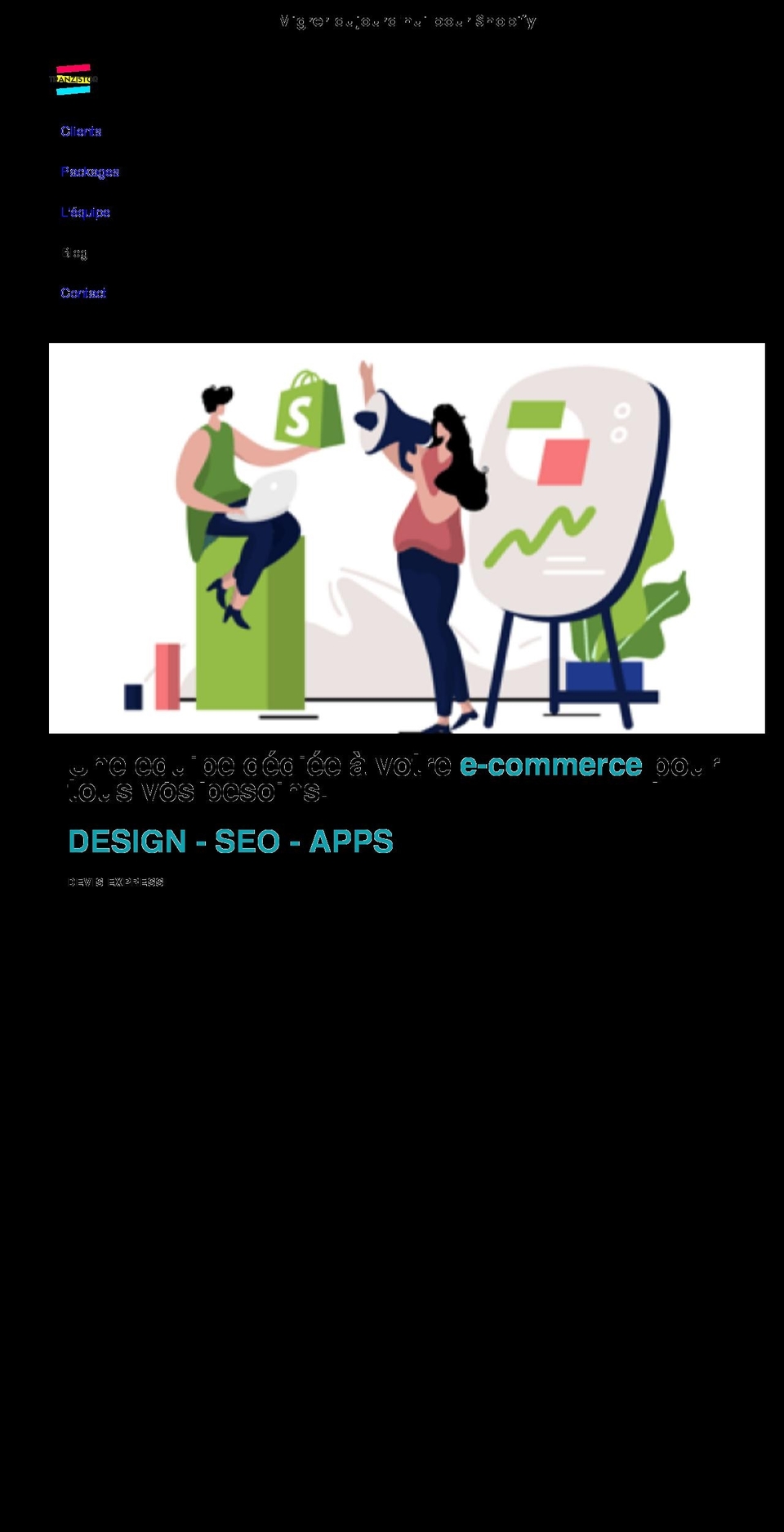 thomasrondio.com shopify website screenshot