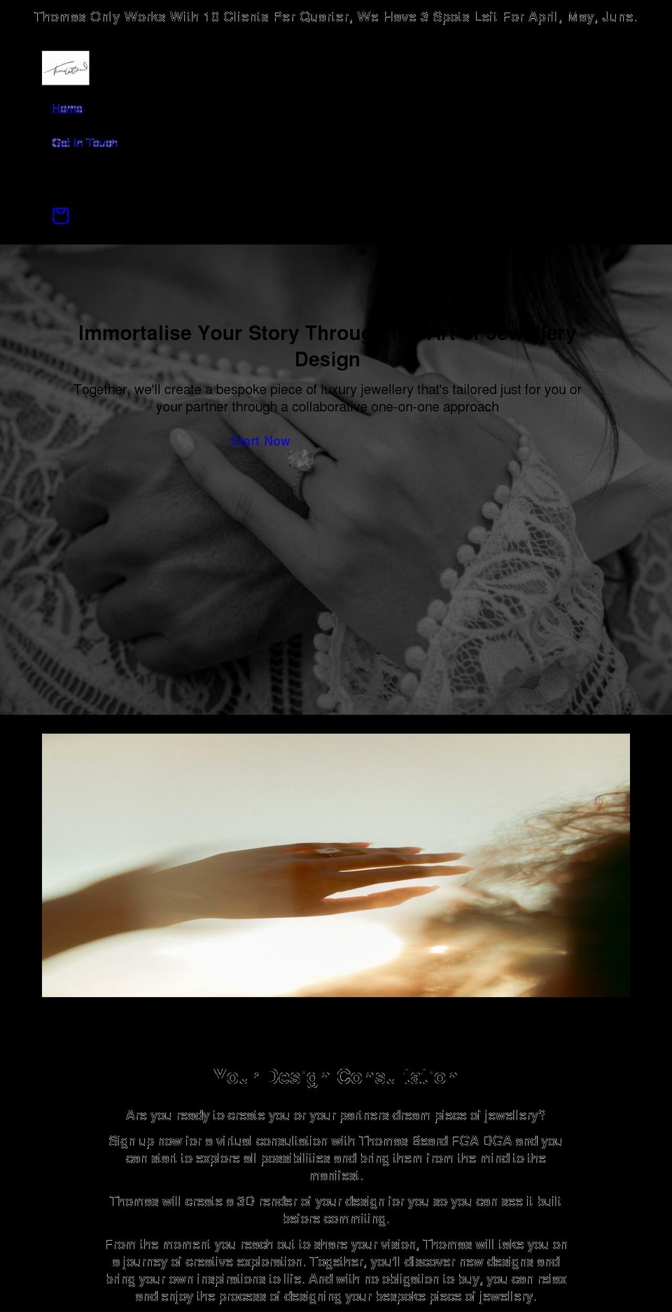 thomaswbeard.com shopify website screenshot