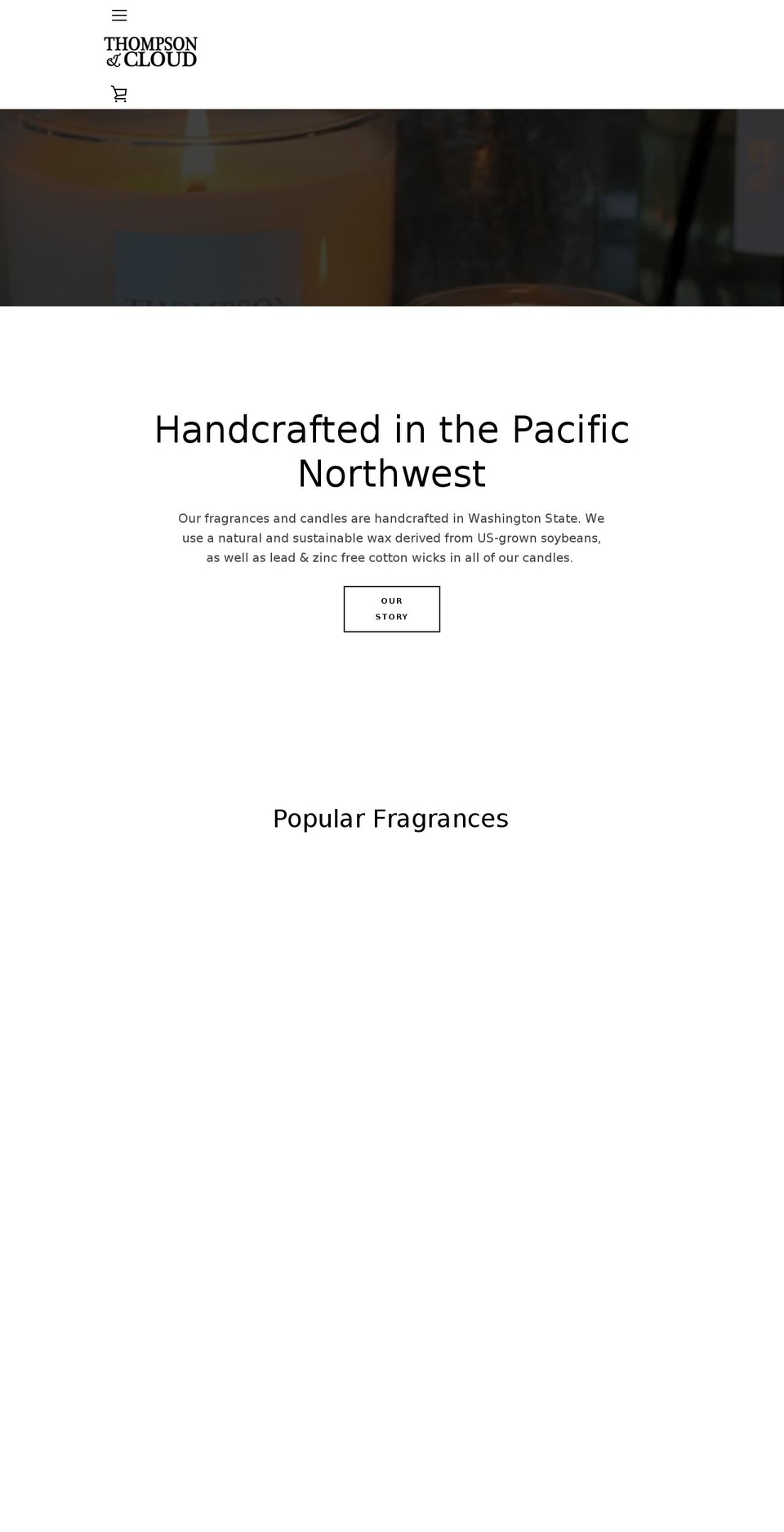 thompsonandcloud.com — Shopify storefront screenshot