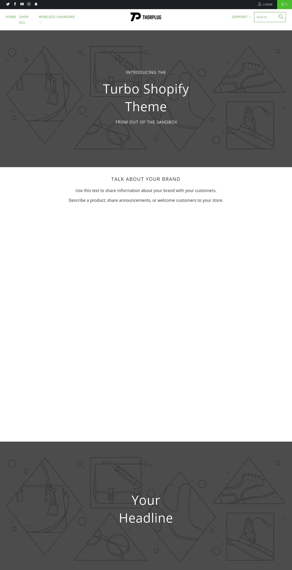 thorplug.com shopify website screenshot