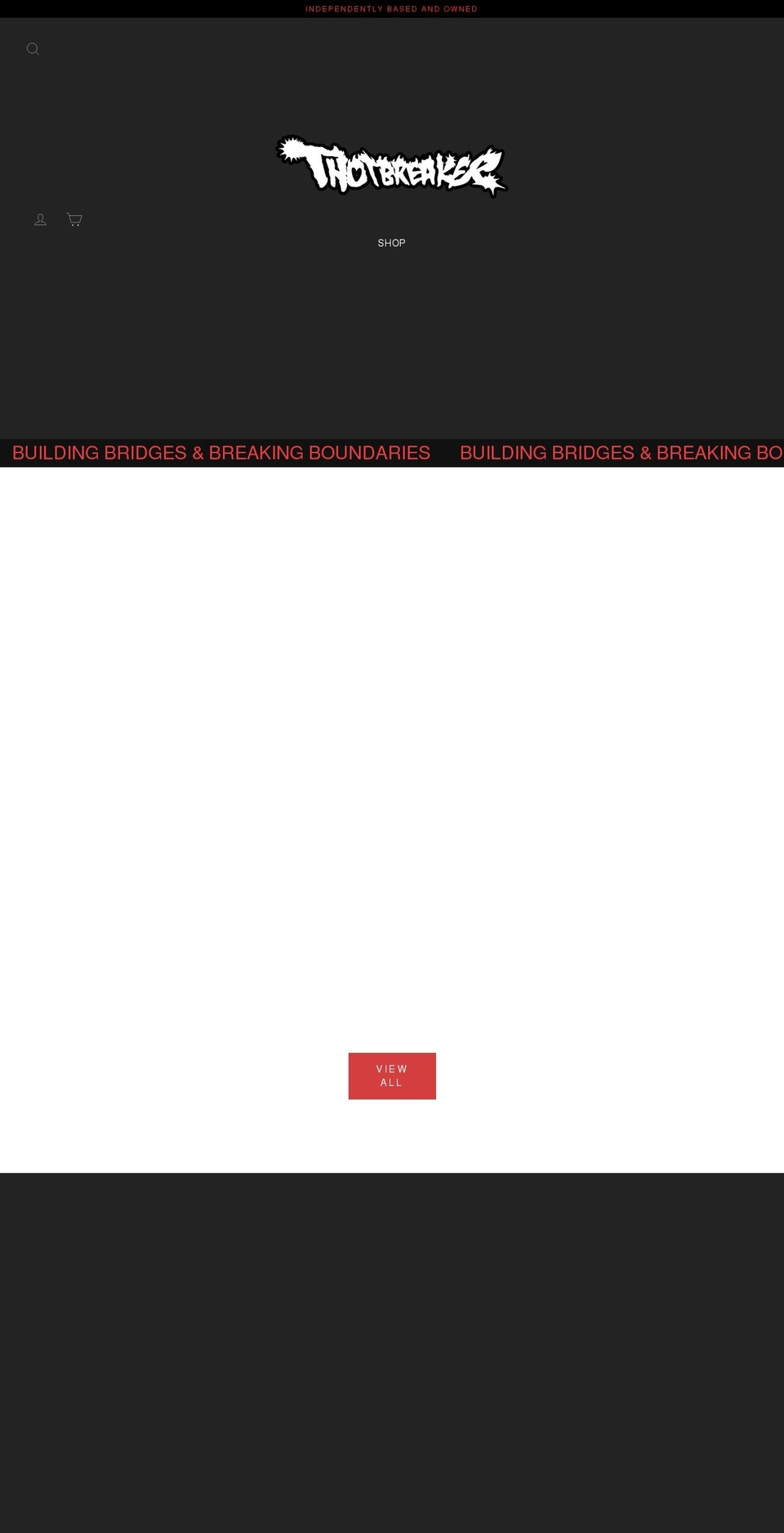 thotbreaker.com shopify website screenshot