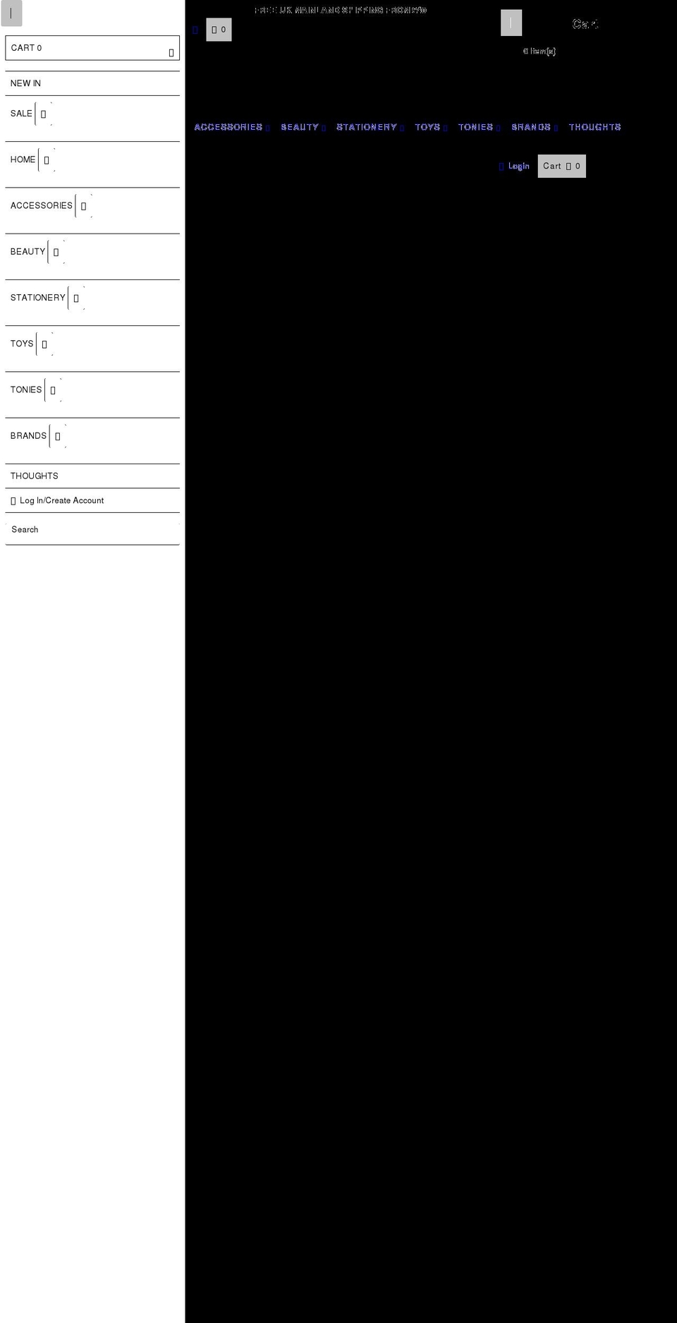 thoughtandstyle.com shopify website screenshot