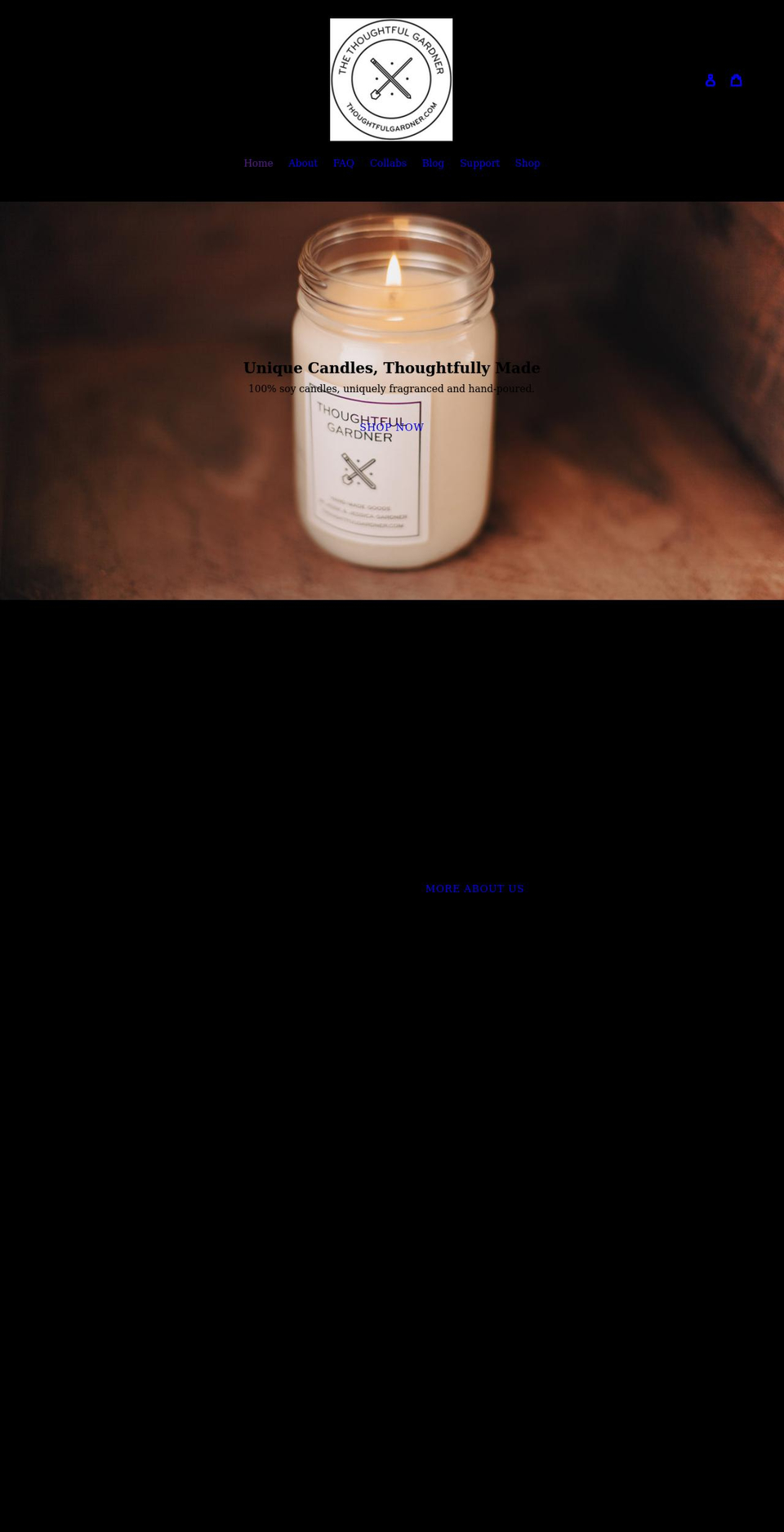 thoughtfulgardner.com shopify website screenshot