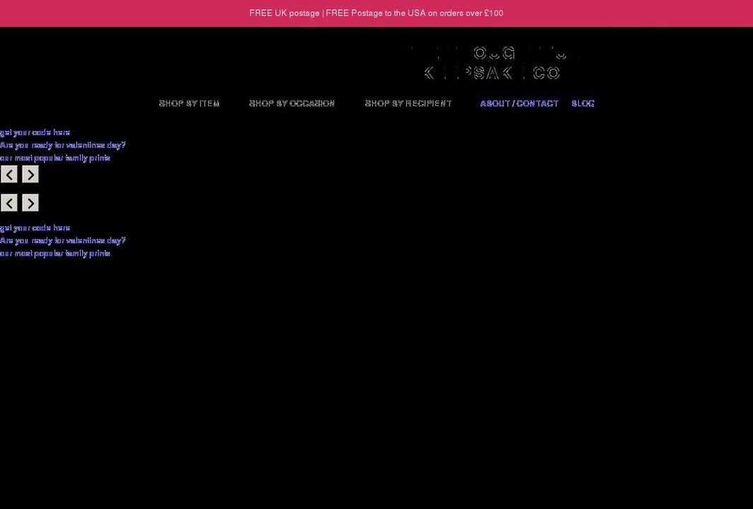 thoughtfulkeepsakeco.com shopify website screenshot
