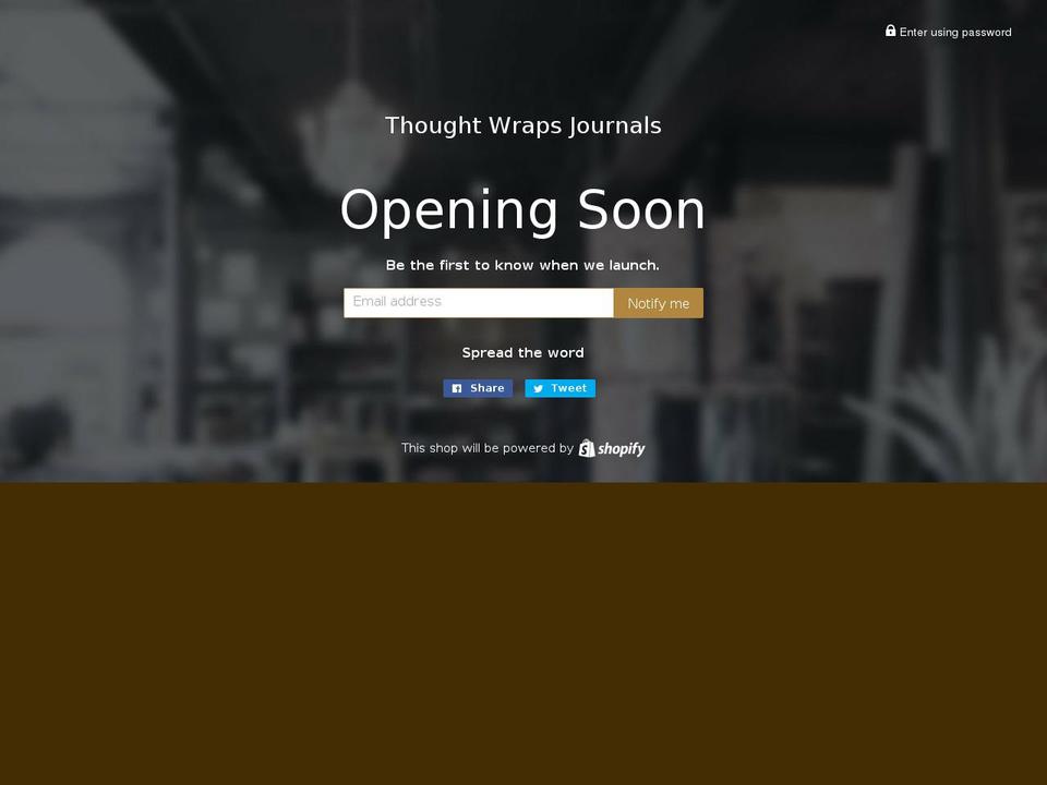 thoughtwraps.com — Shopify storefront screenshot