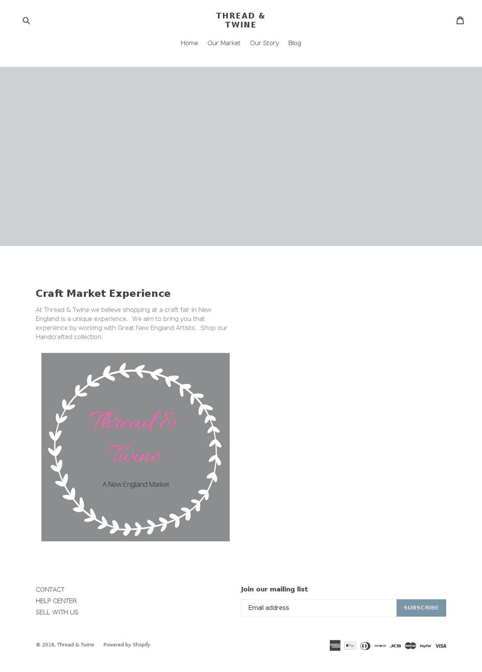 threadandtwine.com — Shopify storefront screenshot