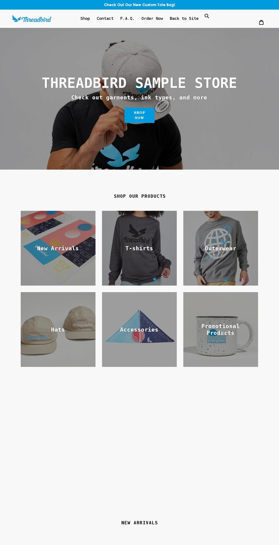 threadbird-store.myshopify.com shopify website screenshot