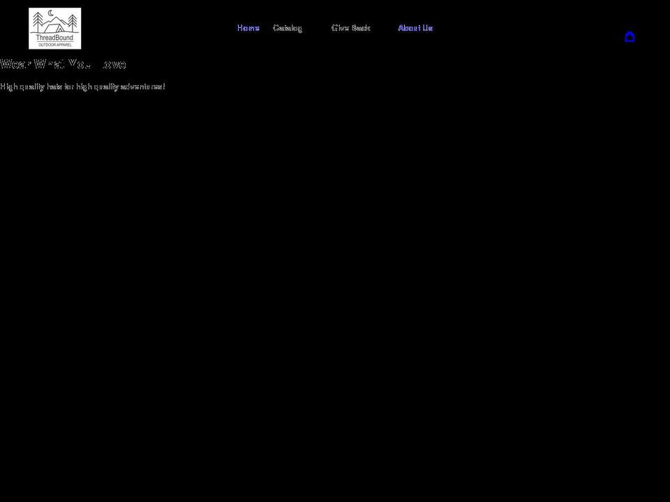 threadboundoutdoors.com shopify website screenshot