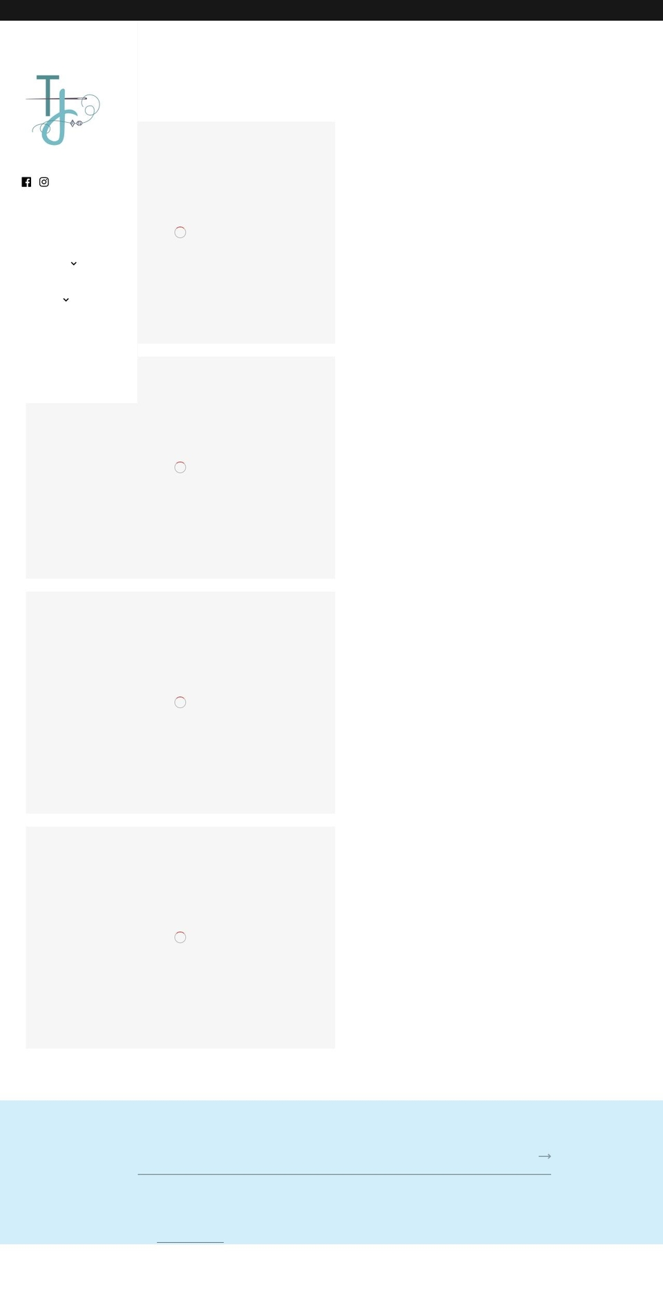 threadedjewel.com shopify website screenshot