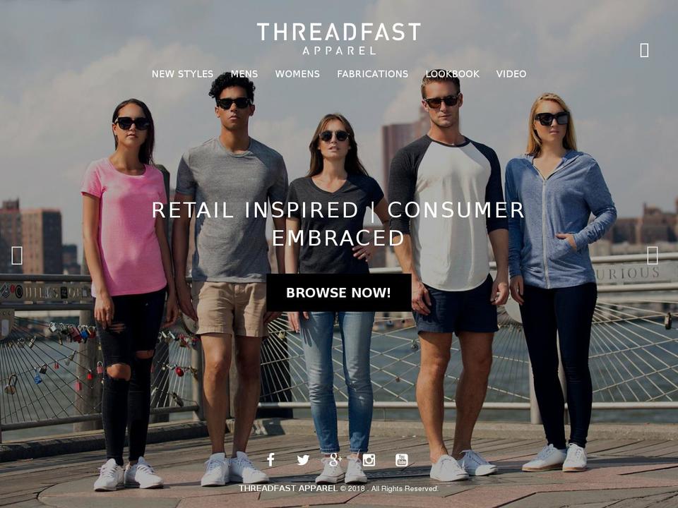 TFA 2018 THEME 02-07-18 Shopify theme site example threadfast.net
