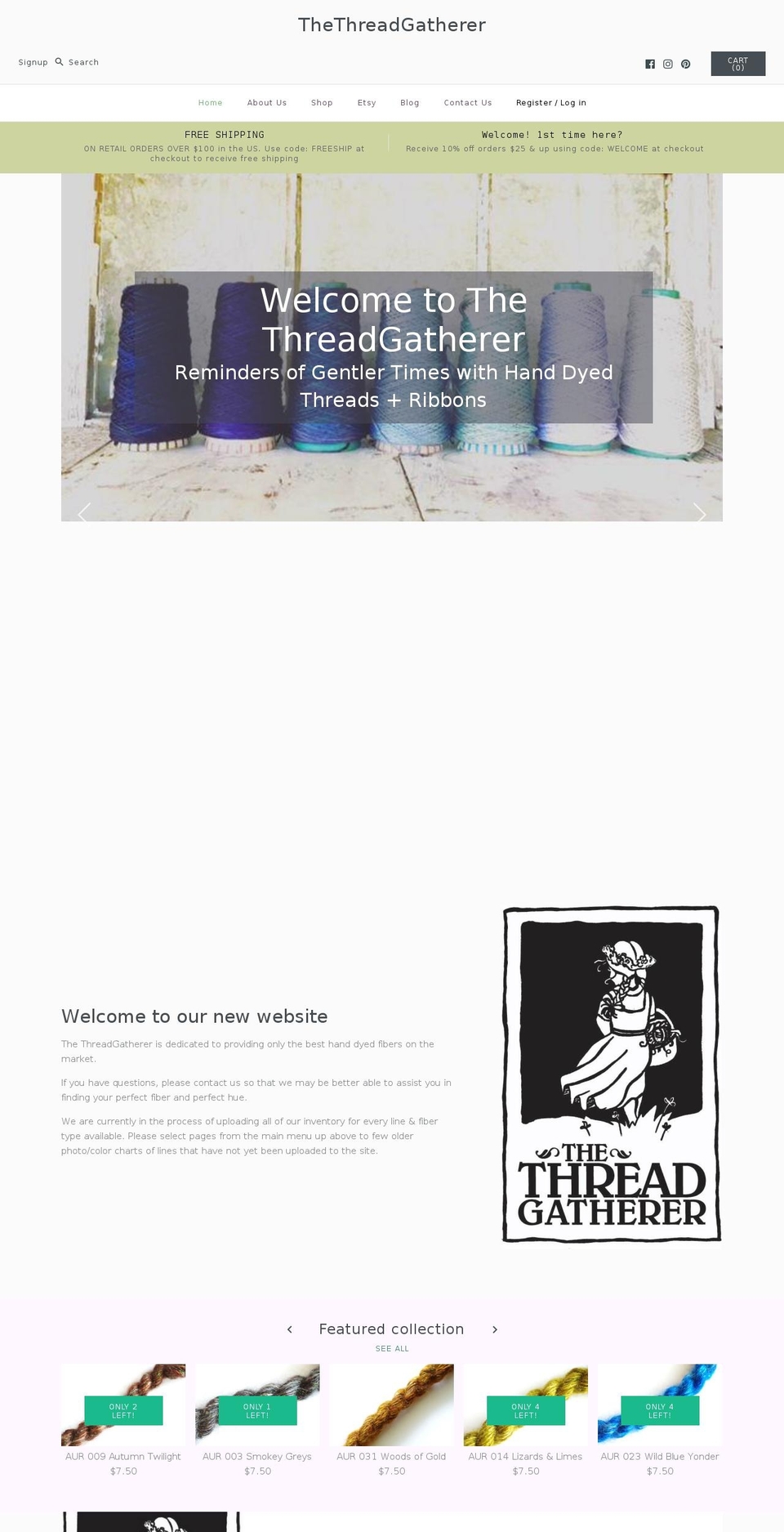 threadgatherer.com — Shopify store on .com