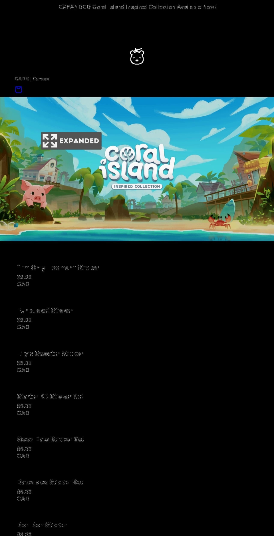 threadingpixels.com shopify website screenshot