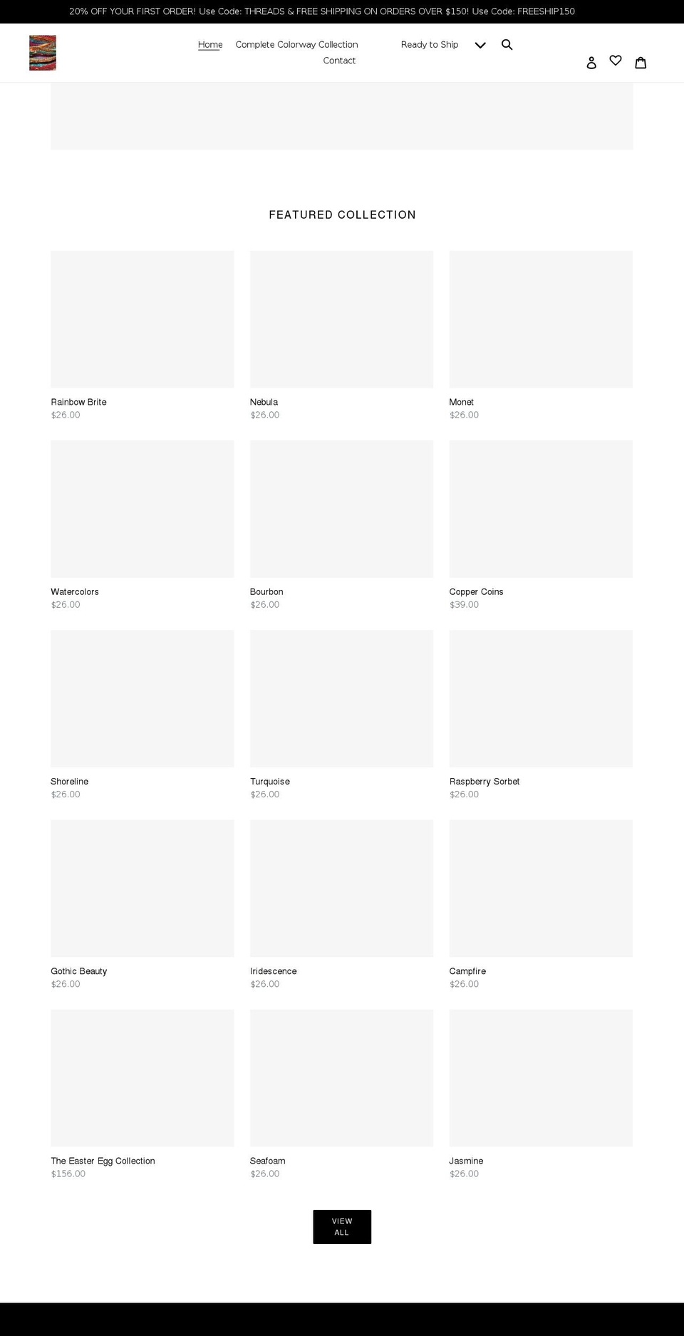 threadsbymegannicole.com shopify website screenshot